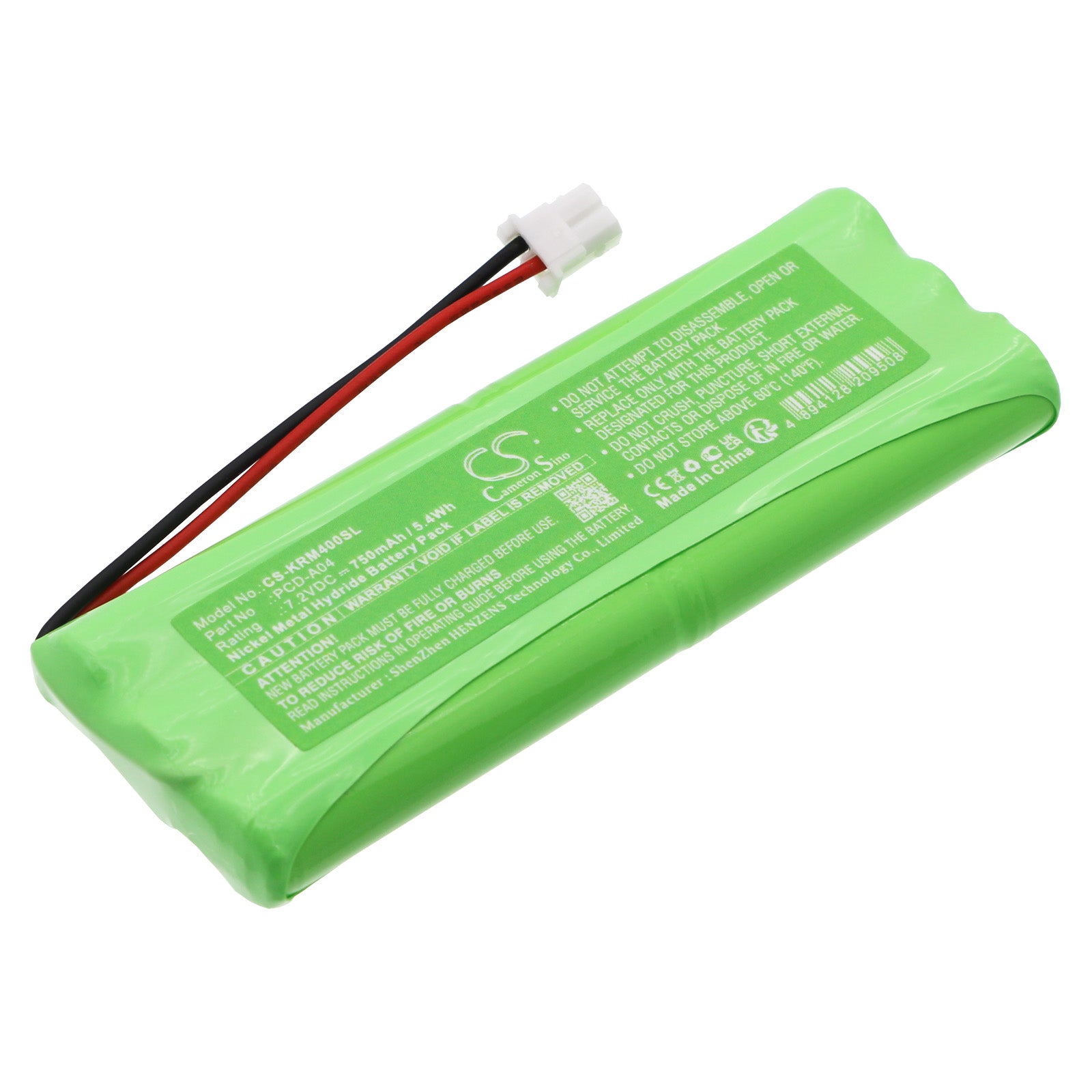 Ni-MH, Electronic Scales Battery fits Kern Auto-off-funktion, 7.2V, 750mAh Electronic Scales Cameron Sino Technology Limited
