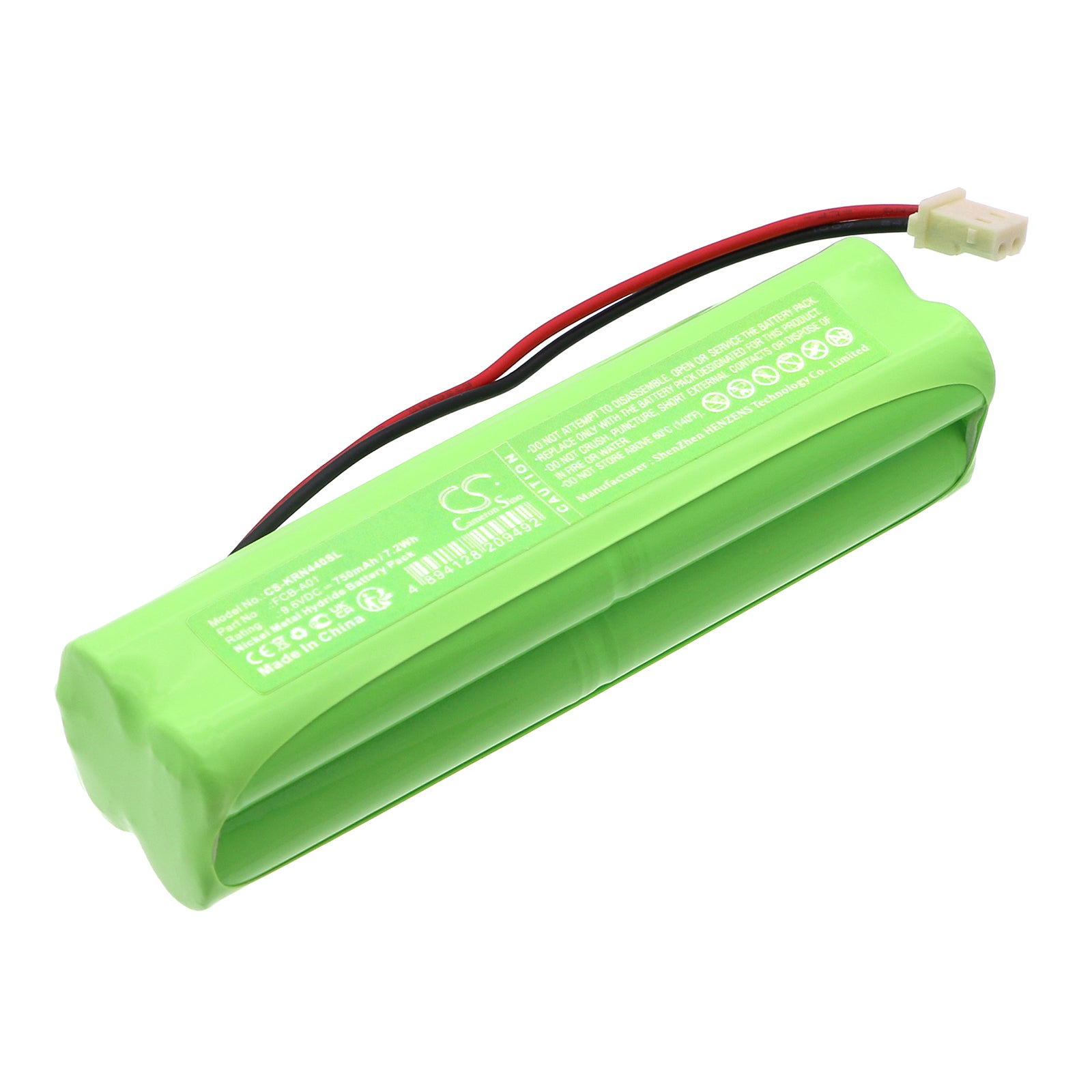 Ni-MH, Electronic Scales Battery fits Kern 440, Fcb, 9.6V, 750mAh Electronic Scales Cameron Sino Technology Limited
