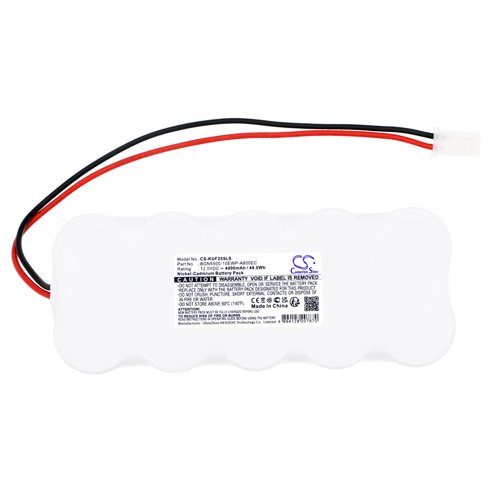 Ni-CD, Emergency Lighting Battery fits Kaufel 002015, 2132, 12.0V, 4000mAh Emergency Lighting Cameron Sino Technology Limited