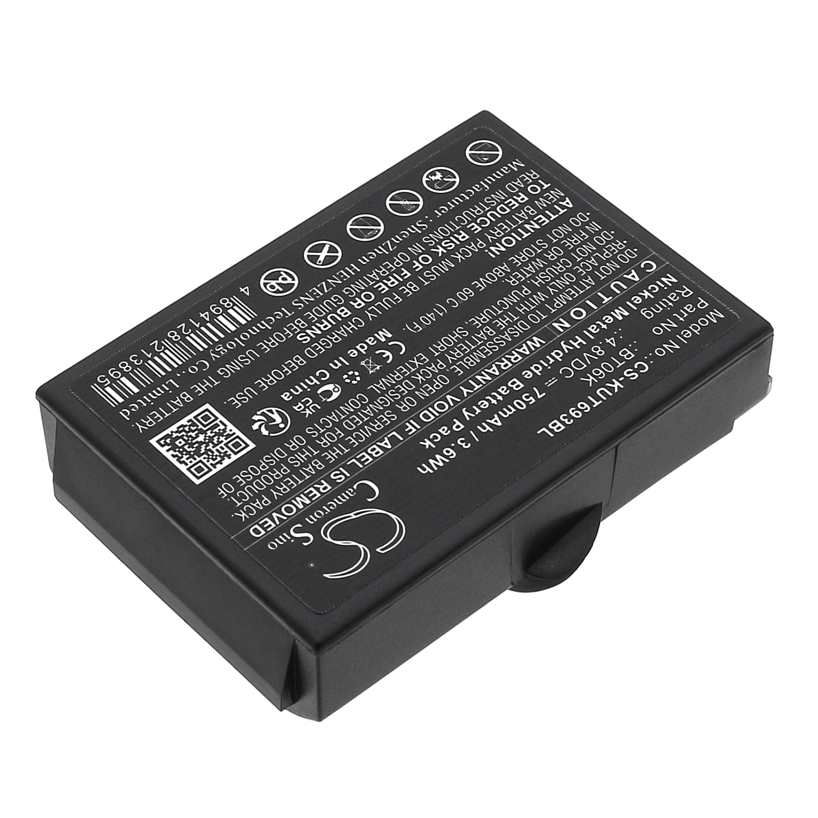 4.8V, Ni-MH, 750mAh, Battery fits Ikusi 2303692, ATEX transmitters, 3.6Wh Crane Remote Control Cameron Sino Technology Limited