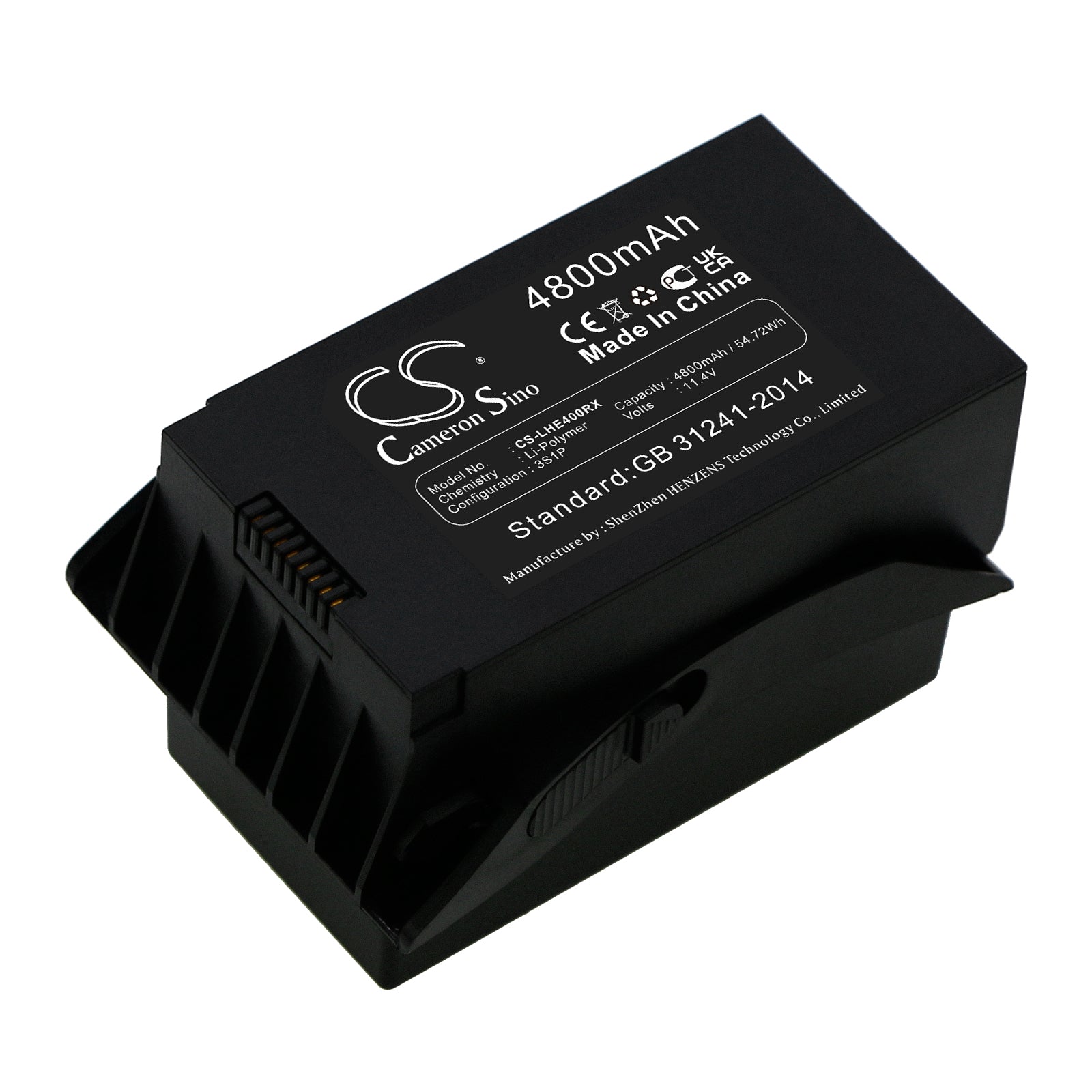 Li-Polymer, Drones Battery fits Cfly Faith, Jjrc X12, 11.4V, 4800mAh Drones Cameron Sino Technology Limited