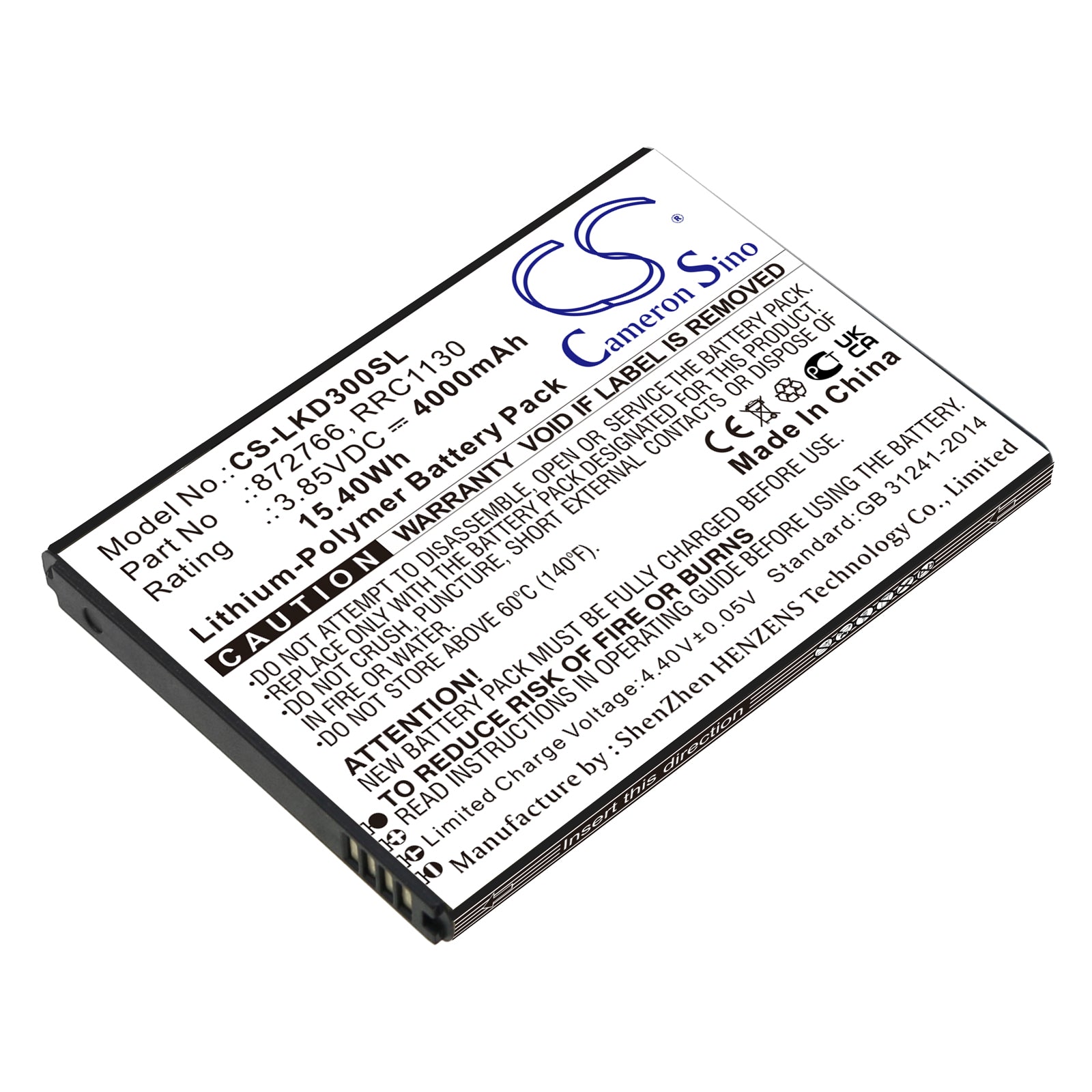 Li-Polymer, Equipment, Survey, Test Battery fits Fischer 1007334, Feritscope Dmp30, 3.85V, 4000mAh Equipment, Survey, Test Cameron Sino Technology Limited