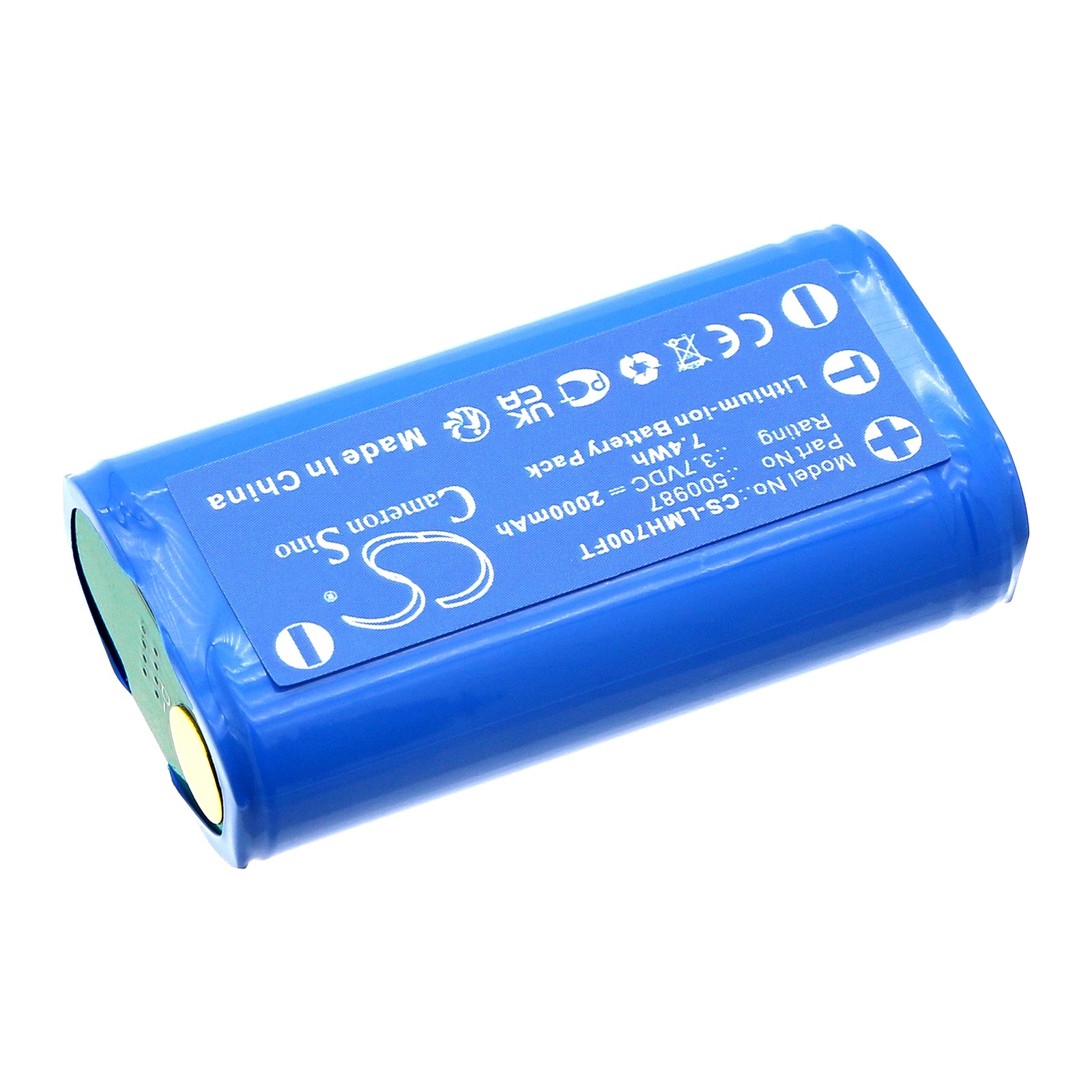 Li-ion, Flashlight Battery fits Ledlenser Mh7, Mh8, 3.7V, 2000mAh Flashlight Cameron Sino Technology Limited