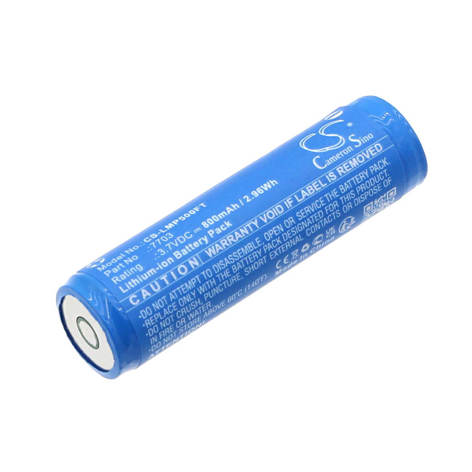 Li-ion, Flashlight Battery fits Ledlenser Torche P5r, Torche P5r.2, 3.7V, 800mAh Flashlight Cameron Sino Technology Limited