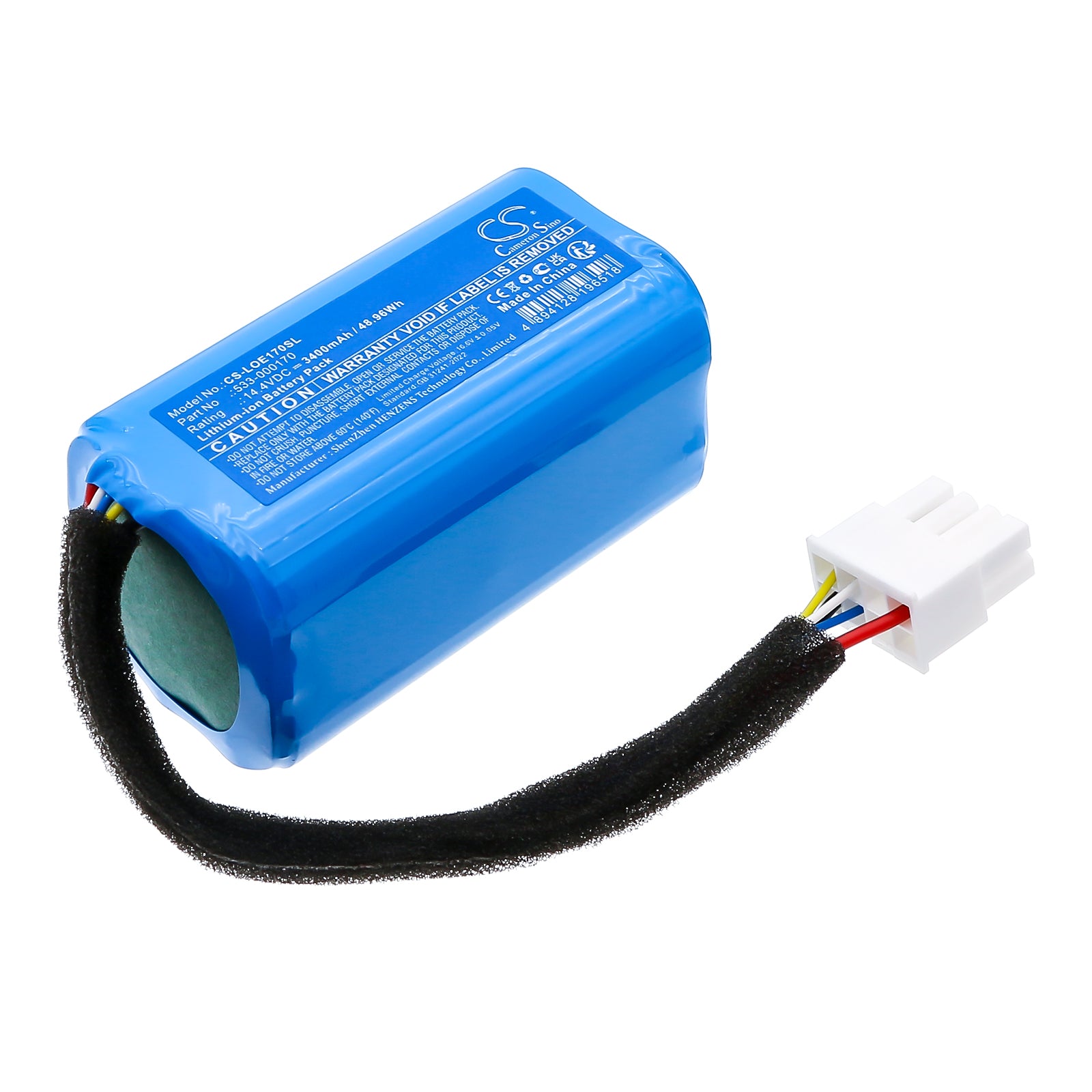 14.4V, Li-ion, 3400mAh, Battery fits Logitech Ultimate Ears hyperboom 3, UE Hyperboom, 48.96Wh Speaker Cameron Sino Technology Limited