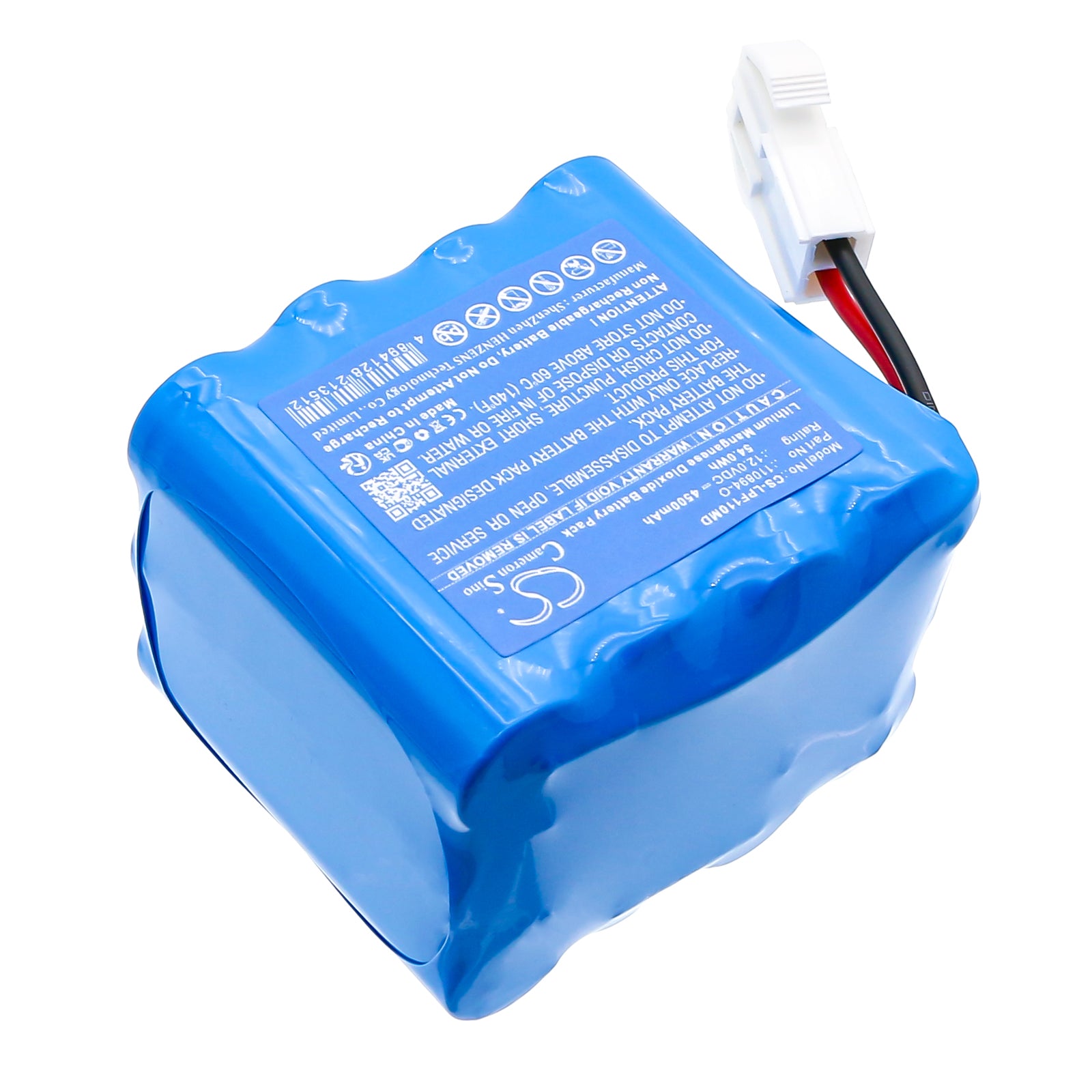 12V, Li-MnO2, 4500mAh, Battery fits Life-Point Pro AED, defibrillator AED Pro, 54Wh Medical Cameron Sino Technology Limited
