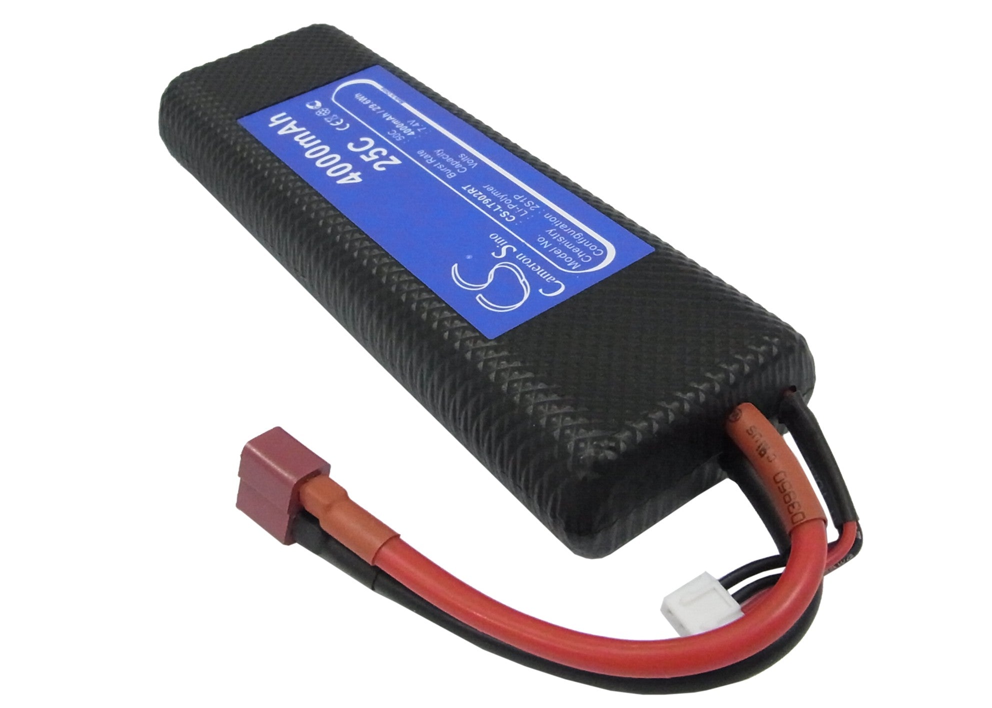 Li-Polymer, RC Battery fits Rc Cs-lt902rt, 7.4V, 4000mAh RC Cameron Sino Technology Limited