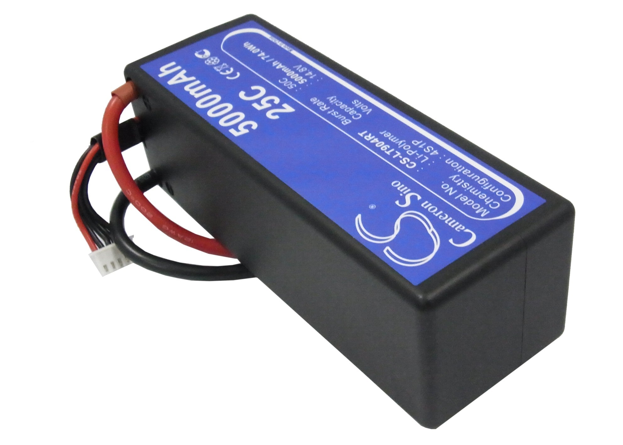 Li-Polymer, RC Battery fits Rc Cs-lt904rt, Rc Cs-lt904rt, 14.8V, 5000mAh RC Cameron Sino Technology Limited