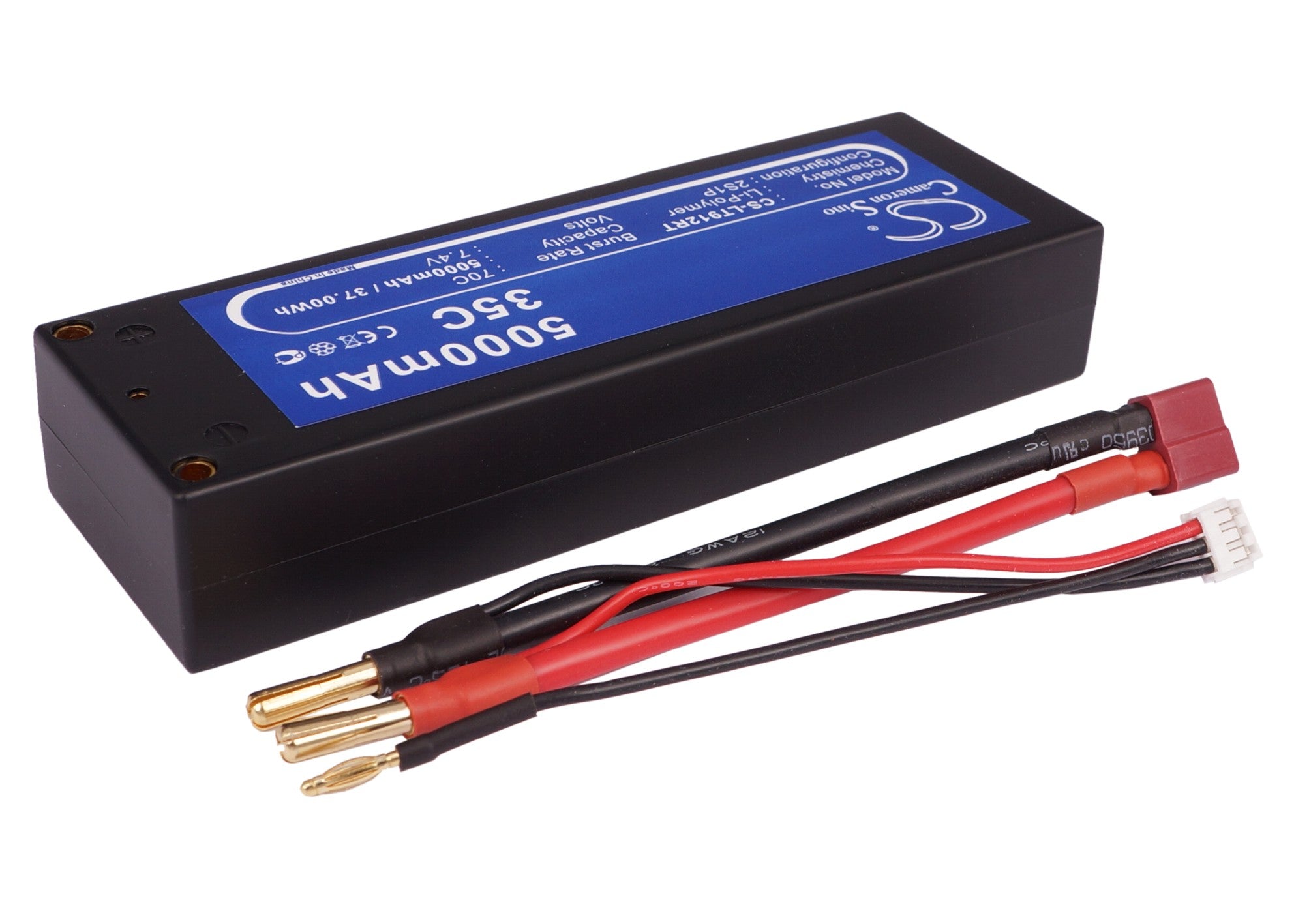 Li-Polymer, RC Battery fits Rc Cs-lt912rt, Rc Cs-lt912rt, 7.4V, 5000mAh RC Cameron Sino Technology Limited