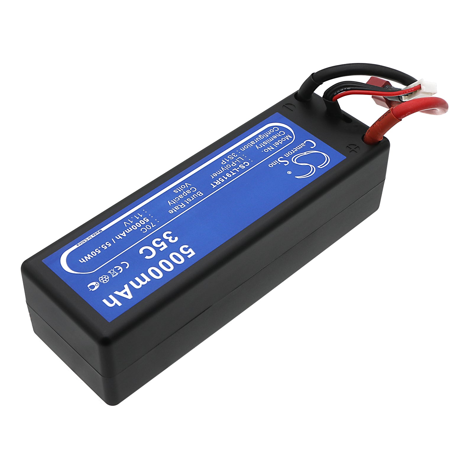 Li-Polymer, RC Battery fits Rc Cs-lt915rt, Rc Cs-lt915rt, 11.1V, 5000mAh RC Cameron Sino Technology Limited