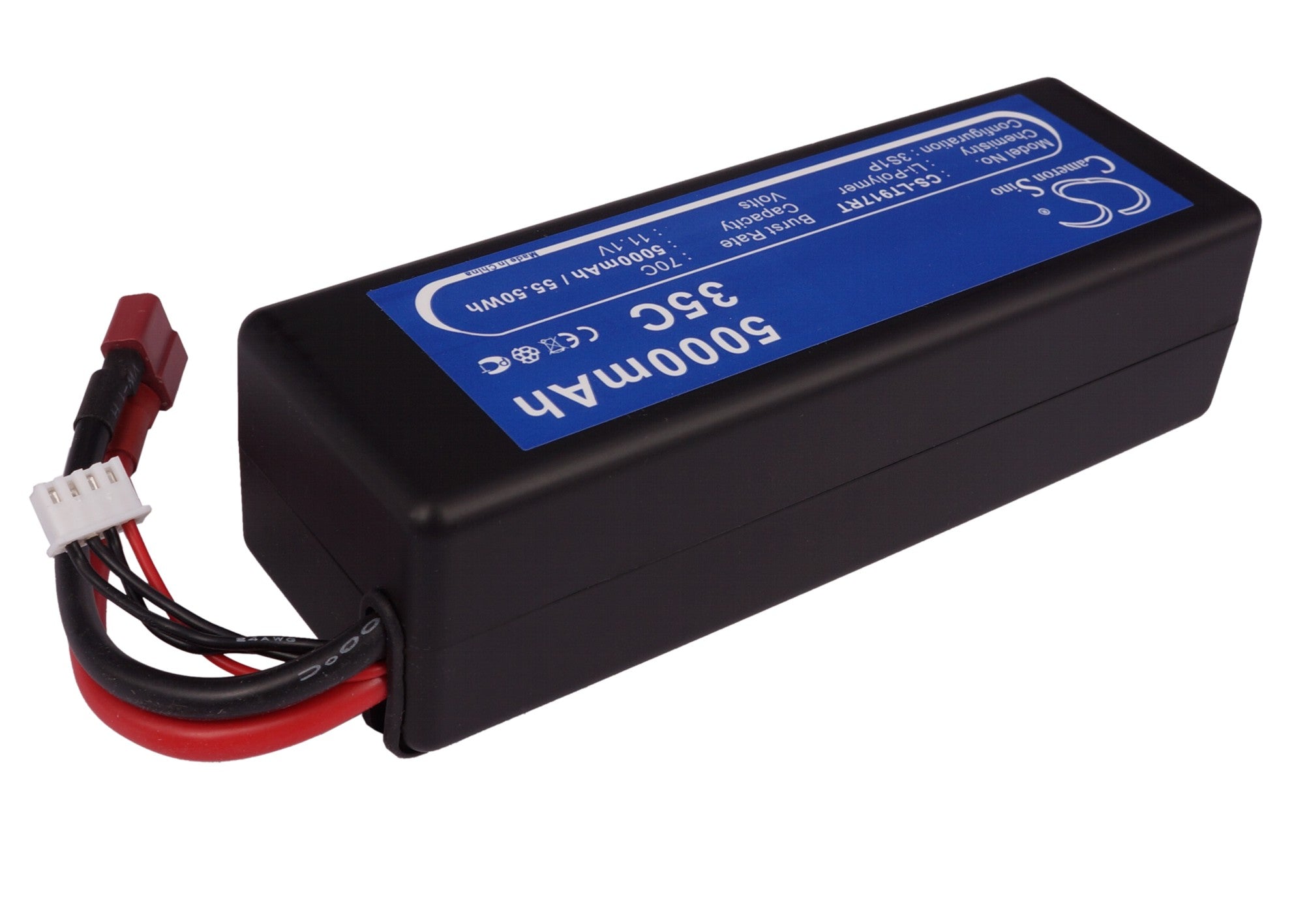 Li-Polymer, RC Battery fits Rc Cs-lt917rt, Rc Cs-lt917rt, 11.1V, 5000mAh RC Cameron Sino Technology Limited