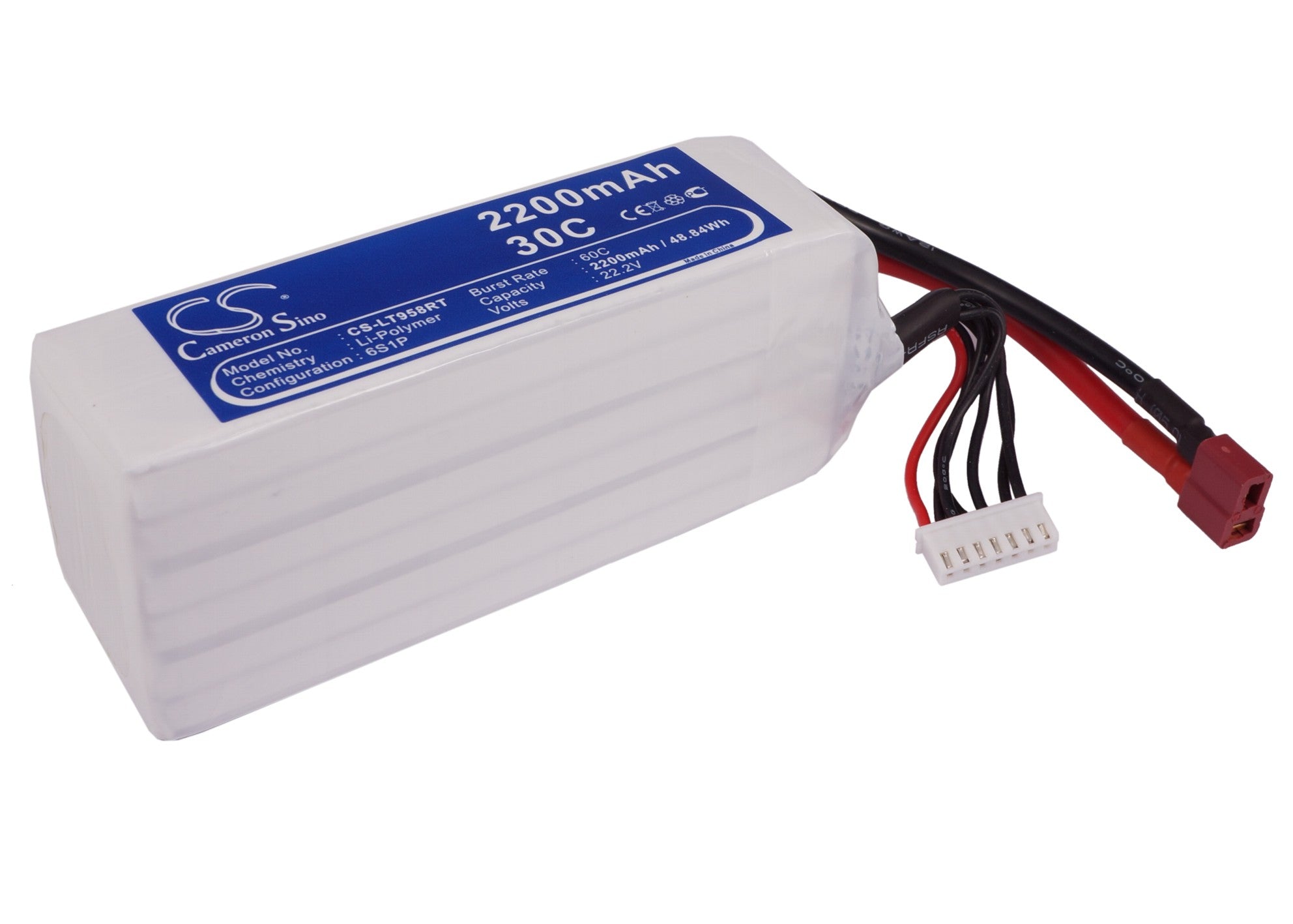 Li-Polymer, Drones Battery fits Cameron Sino Technologies, 22.2V, 2200mAh Drones Cameron Sino Technology Limited