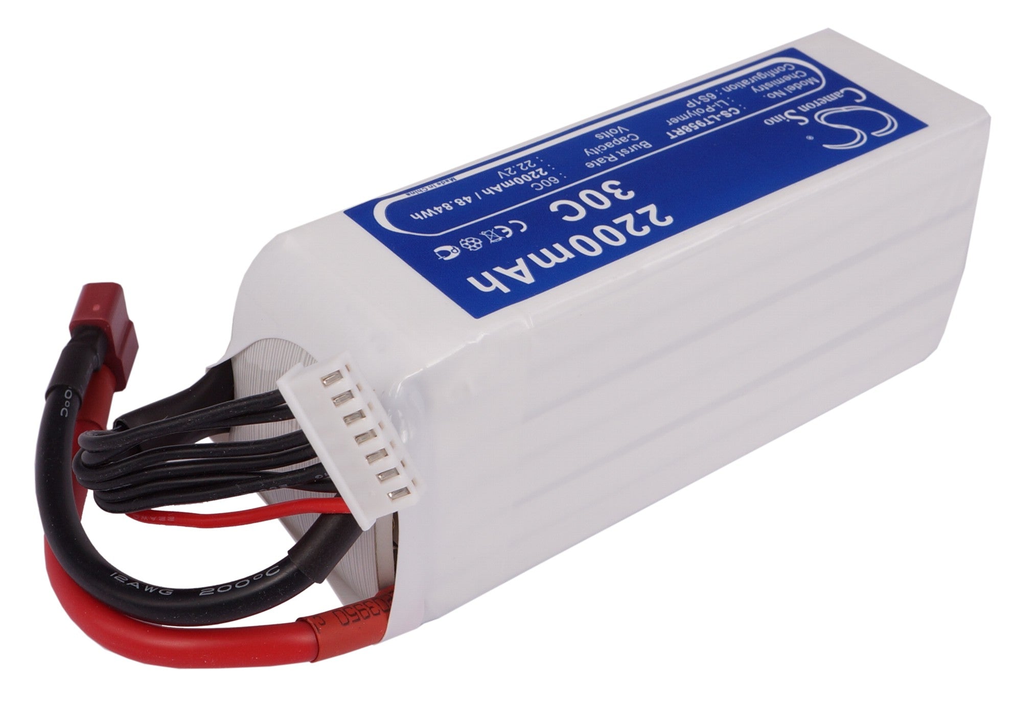 Li-Polymer, Drones Battery fits Cameron Sino Technologies, 22.2V, 2200mAh Drones Cameron Sino Technology Limited