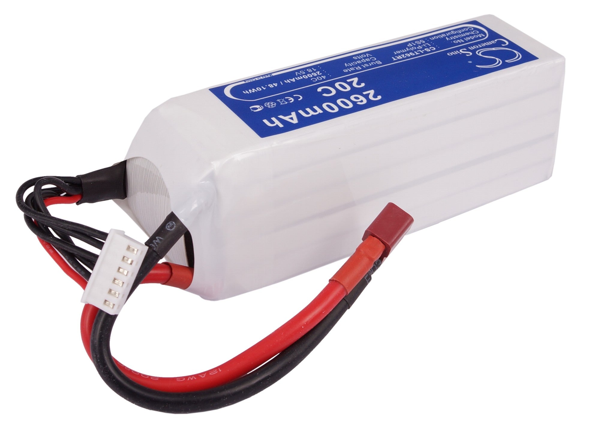 Li-Polymer, RC Battery fits Rc Cs-lt962rt, Rc Cs-lt962rt, 18.5V, 2600mAh RC Cameron Sino Technology Limited