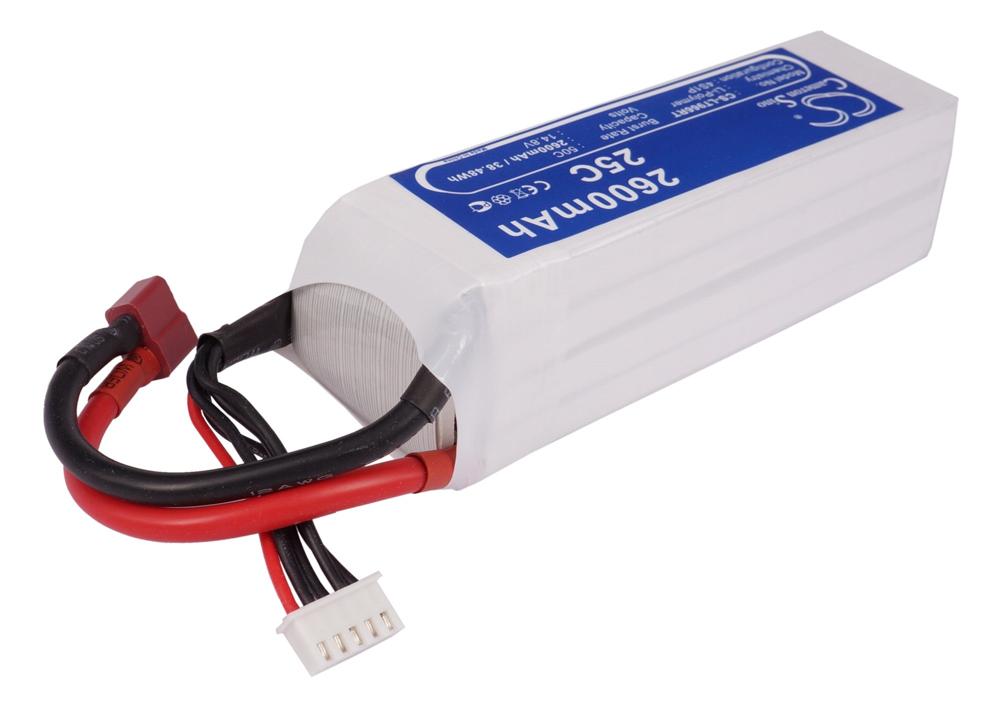 Li-Polymer, RC Battery fits Rc Cs-lt966rt, Rc Cs-lt966rt, 14.8V, 2600mAh RC Cameron Sino Technology Limited