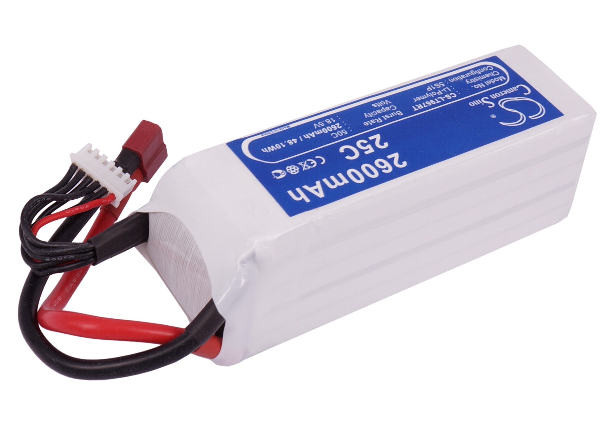 Li-Polymer, RC Battery fits Rc Cs-lt967rt, Rc Cs-lt967rt, 18.5V, 2600mAh RC Cameron Sino Technology Limited