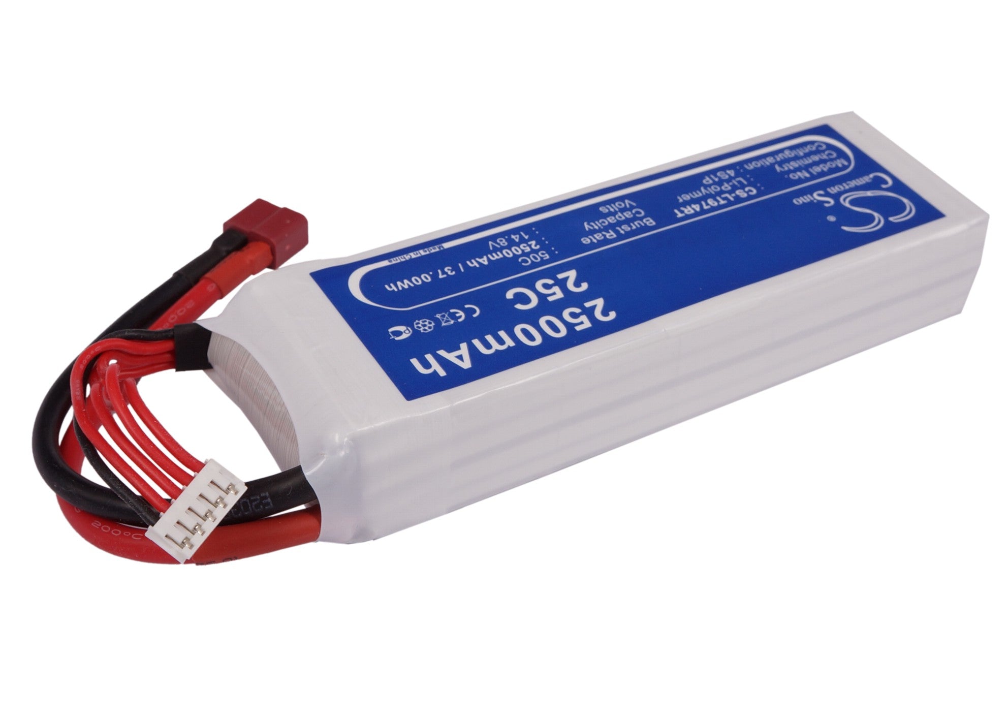 Li-Polymer, RC Battery fits Rc Cs-lt974rt, Rc Cs-lt974rt, 14.8V, 2500mAh RC Cameron Sino Technology Limited