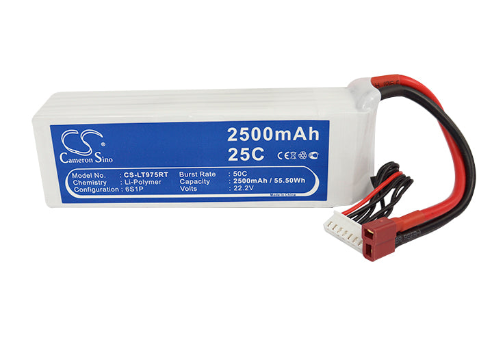 Li-Polymer, RC Battery fits Rc Cs-lt975rt, Rc Cs-lt975rt, 22.2V, 2500mAh RC Cameron Sino Technology Limited