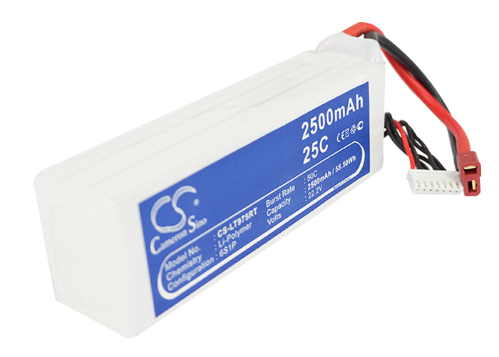 Li-Polymer, RC Battery fits Rc Cs-lt975rt, Rc Cs-lt975rt, 22.2V, 2500mAh RC Cameron Sino Technology Limited