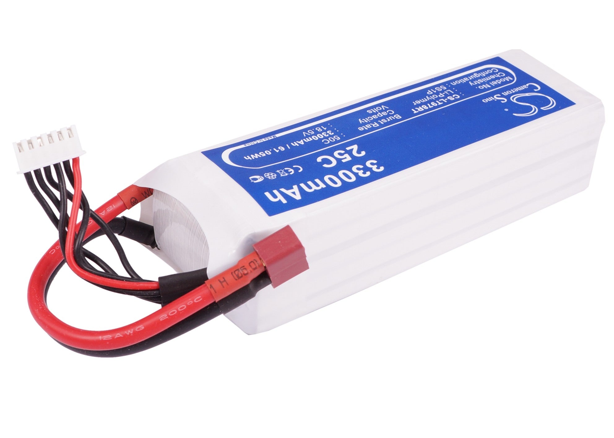 Li-Polymer, RC Battery fits Rc Cs-lt978rt, Rc Cs-lt978rt, 18.5V, 3300mAh RC Cameron Sino Technology Limited