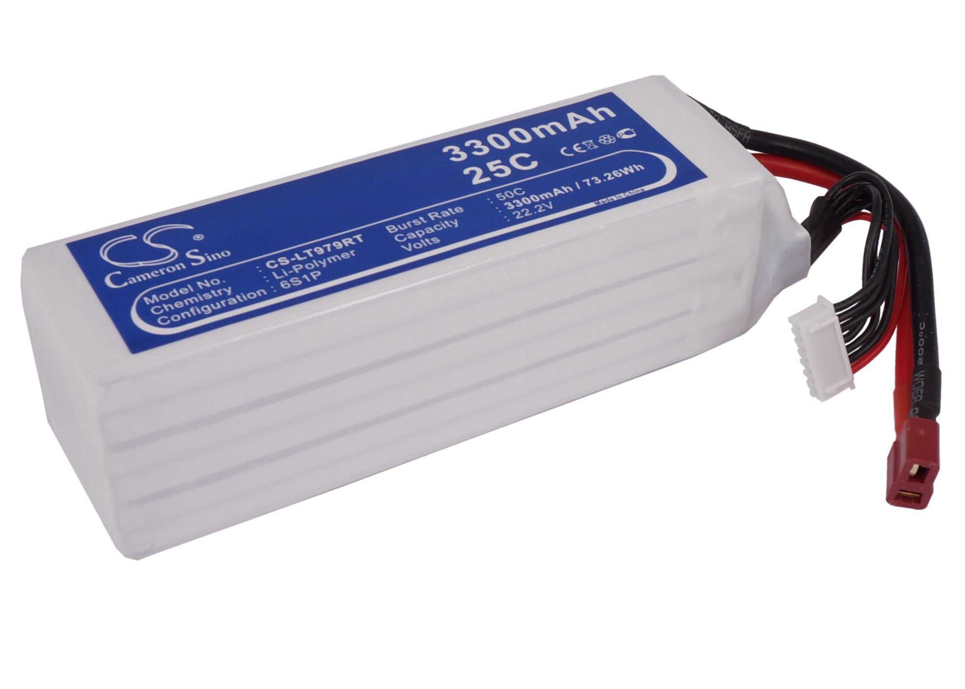 Li-Polymer, RC Battery fits Rc Cs-lt979rt, Rc Cs-lt979rt, 22.2V, 3300mAh RC Cameron Sino Technology Limited