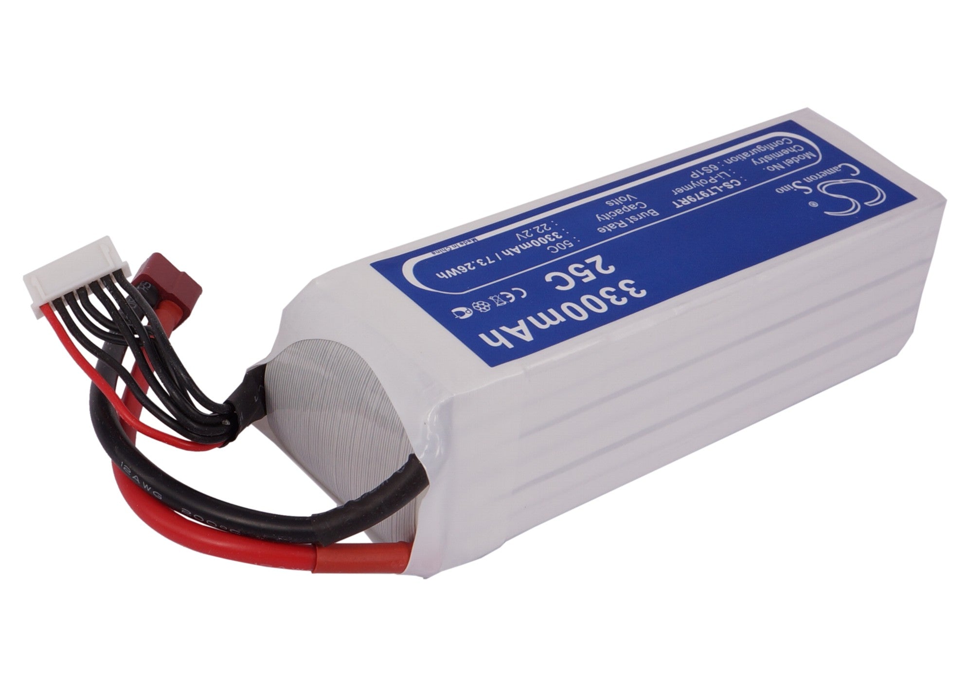 Li-Polymer, RC Battery fits Rc Cs-lt979rt, Rc Cs-lt979rt, 22.2V, 3300mAh RC Cameron Sino Technology Limited