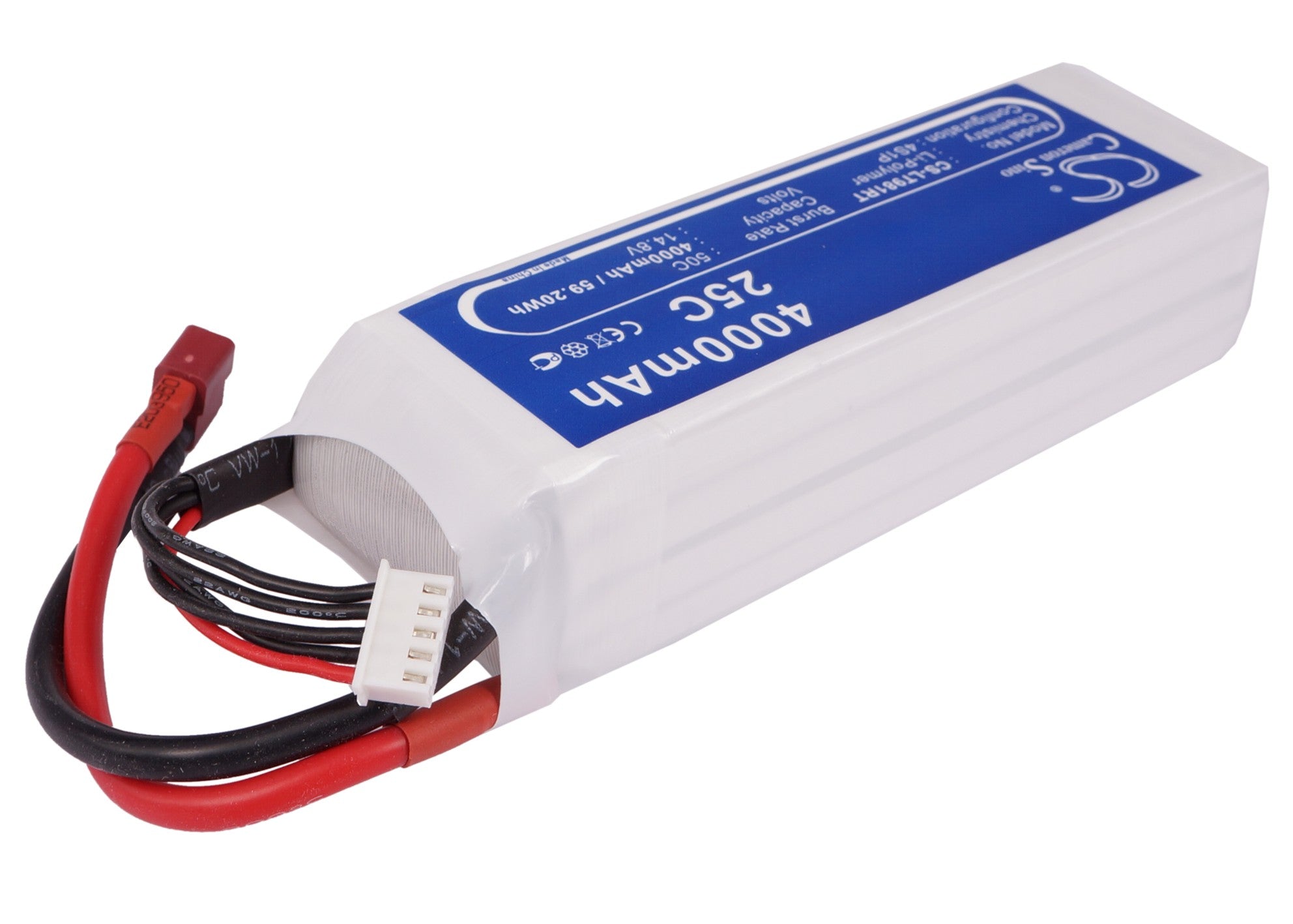 Li-Polymer, RC Battery fits Rc Cs-lt981rt, Rc Cs-lt981rt, 14.8V, 4000mAh RC Cameron Sino Technology Limited
