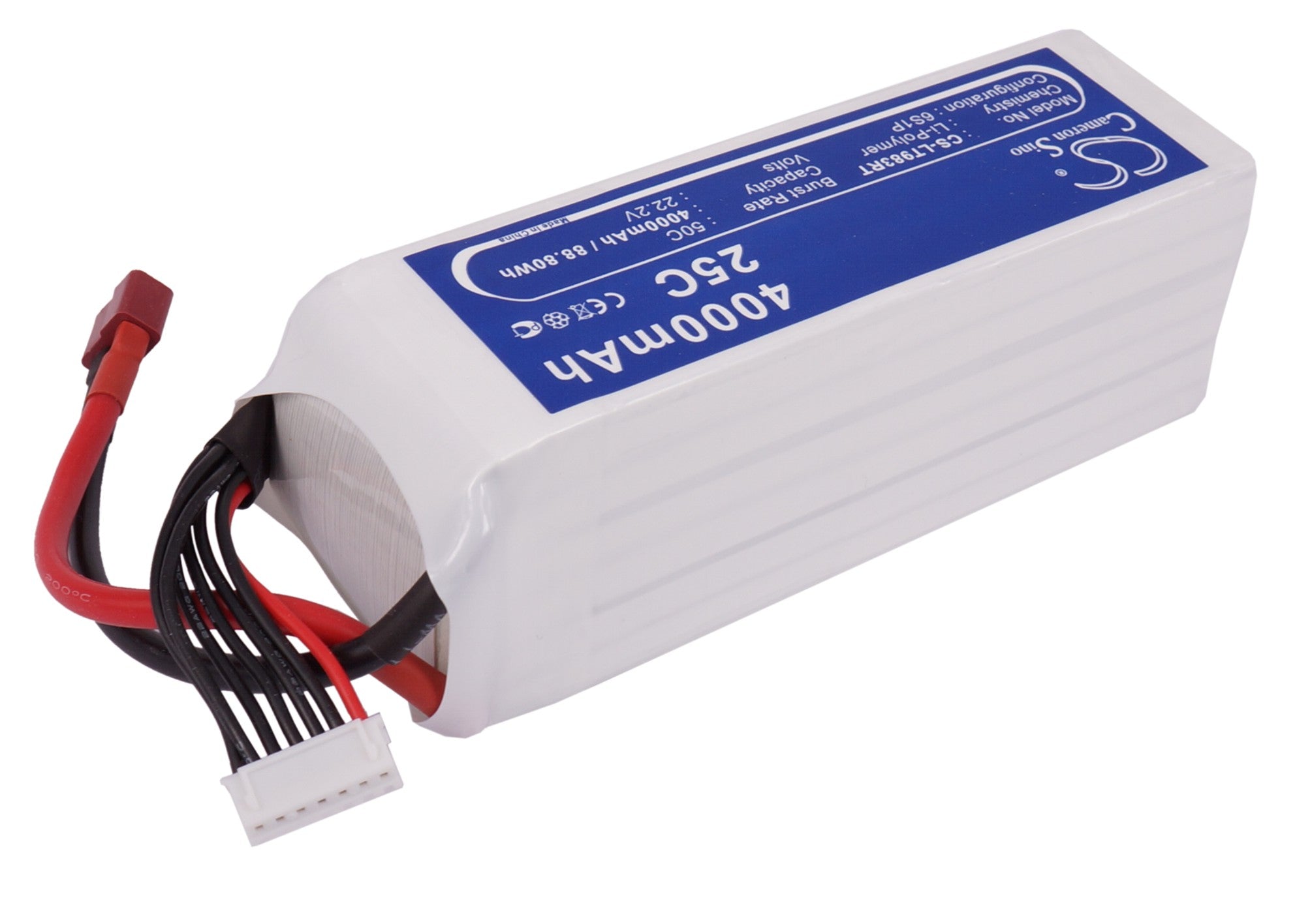 Li-Polymer, RC Battery fits Rc Cs-lt983rt, Rc Cs-lt983rt, 22.2V, 4000mAh RC Cameron Sino Technology Limited