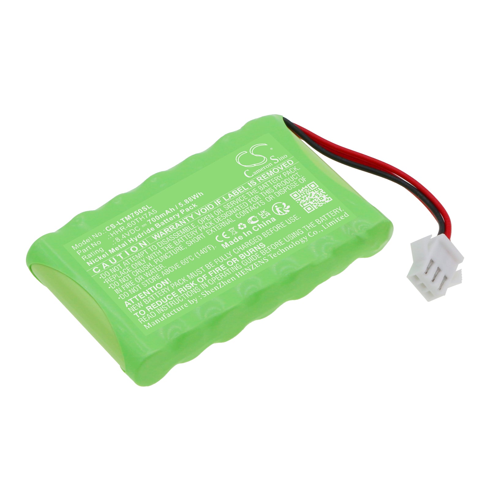 Ni-MH, Time Clock Battery fits Lathem 7000e, 7500e, 8.4V, 700mAh Time Clock Cameron Sino Technology Limited