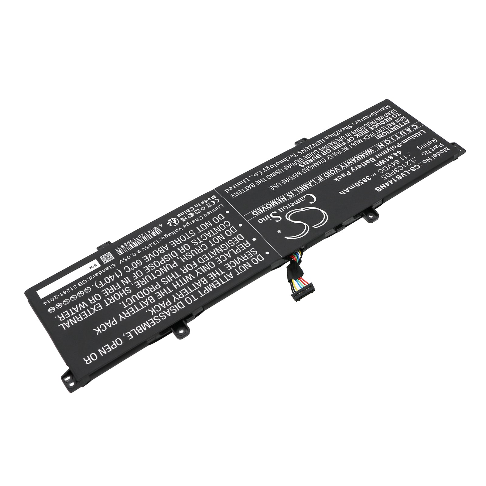 Li-Polymer, Notebook, Laptop Battery fits Lenovo Thinkbook 14 G4 Iap 21cx000dad, Thinkbook 14 G4 Iap 21cx000dck, 11.64V, 3850mAh Notebook, Laptop Cameron Sino Technology Limited