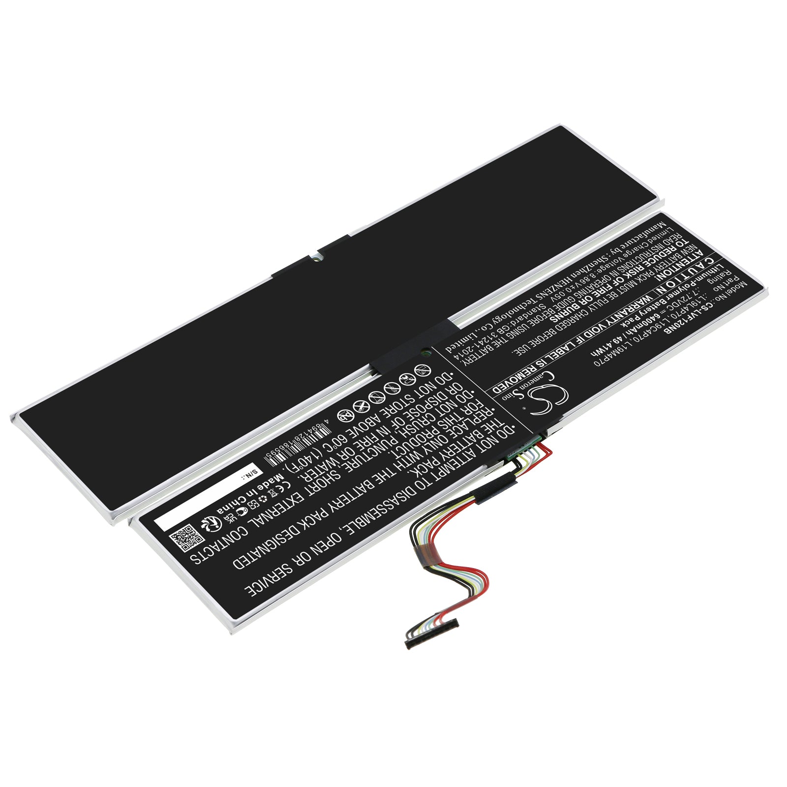 Li-Polymer, Notebook, Laptop Battery fits Lenovo Thinkpad X1 Fold Gen 1-20rk000, Thinkpad X1 Fold Gen 1-20rk000, 7.72V, 6400mAh Notebook, Laptop Cameron Sino Technology Limited