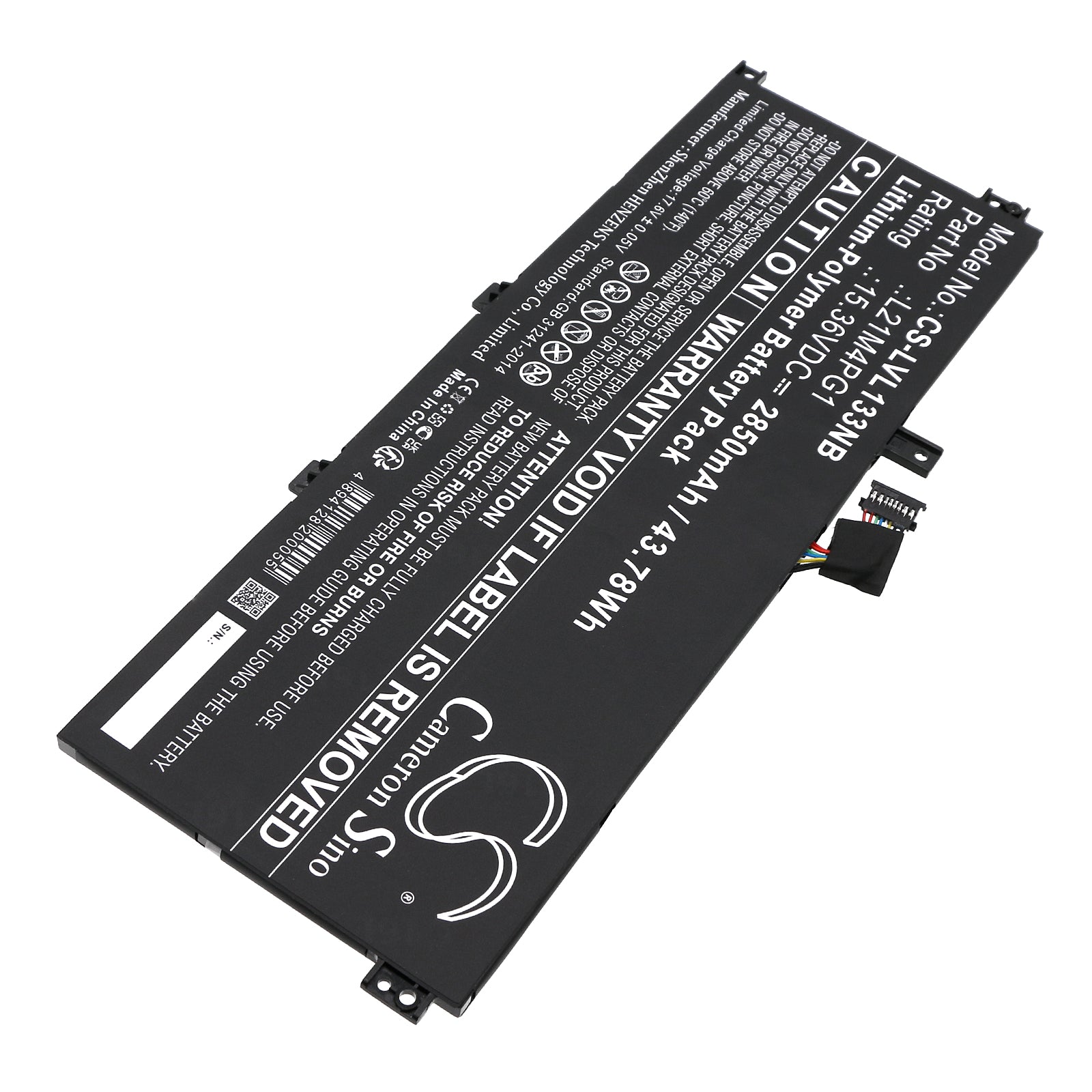 Li-Polymer, Notebook, Laptop Battery fits Lenovo Thinkpad L13 Gen 3 21b3004kmy, Thinkpad L13 Gen 3 21b3004weq, 15.36V, 2850mAh Notebook, Laptop Cameron Sino Technology Limited