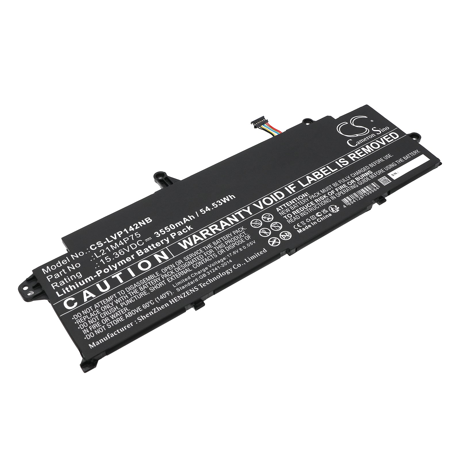 Li-Polymer, Notebook, Laptop Battery fits Lenovo Thinkpad T14s Gen 3(amd)21cq00, Thinkpad T14s Gen 3(amd)21cq00, 15.36V, 3550mAh Notebook, Laptop Cameron Sino Technology Limited