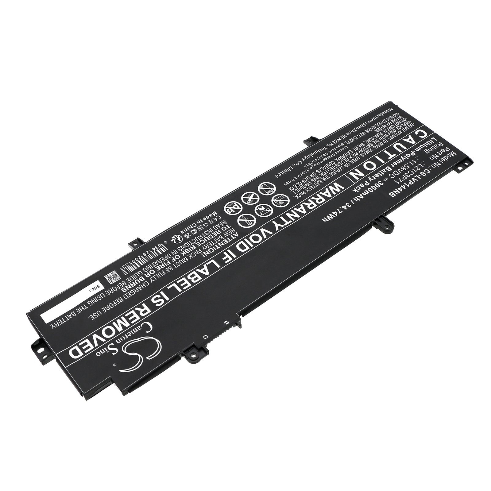 Li-Polymer, Notebook, Laptop Battery fits Lenovo Thinkpad P14s Gen3, Thinkpad T14 Gen3, 11.58V, 3000mAh Notebook, Laptop Cameron Sino Technology Limited