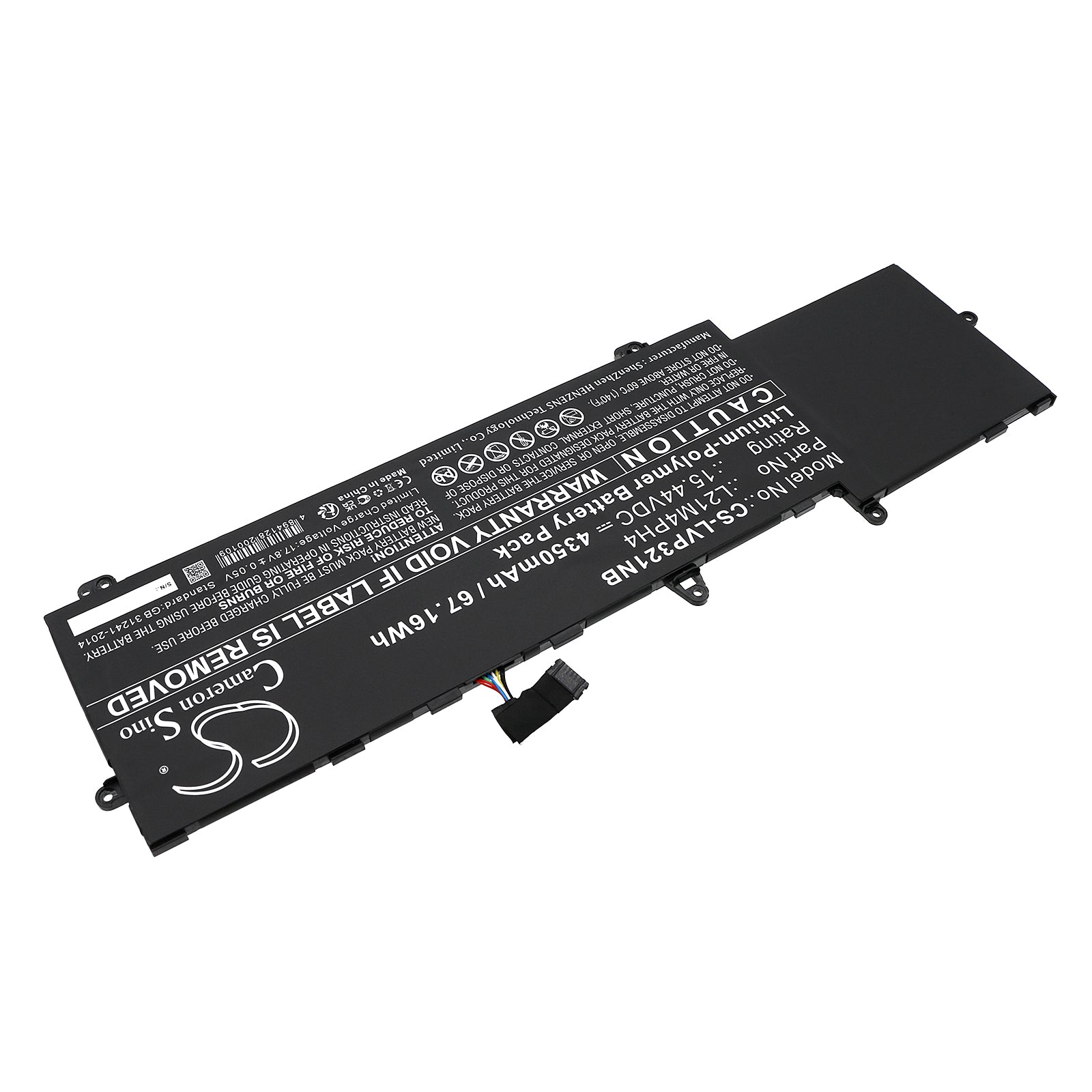Li-Polymer, Notebook, Laptop Battery fits Lenovo Thinkbook Plus G3 Iap 21el0000, Thinkbook Plus G3 Iap 21el000b, 15.44V, 4350mAh Notebook, Laptop Cameron Sino Technology Limited