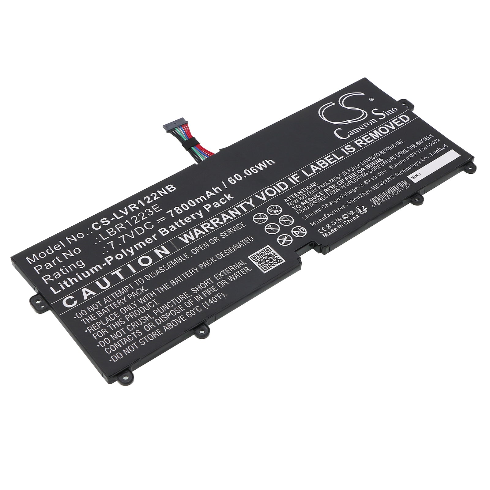 7.7V, Li-Polymer, 7800mAh, Battery fits LG 14Z970, GRAM -G.AA52C, 60.06Wh Notebook, Laptop Cameron Sino Technology Limited