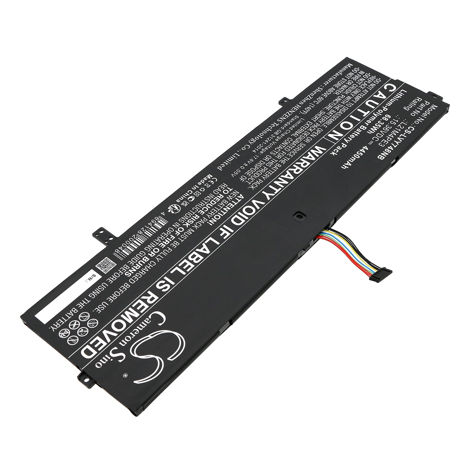 Li-Polymer, Notebook, Laptop Battery fits Lenovo Yoga 7 14arb7 82qf000dsp, Yoga 7 14arb7 82qf000fau, 15.36V, 4450mAh Notebook, Laptop Cameron Sino Technology Limited