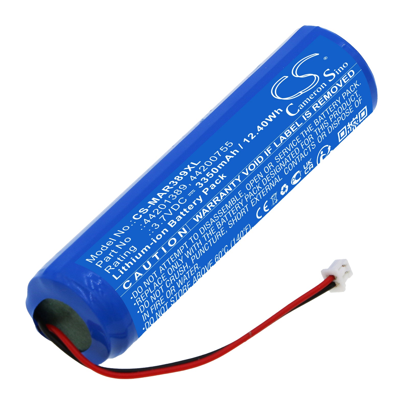 Li-ion, GPS, Navigator Battery fits Mares Genius Air, Icon Genius, 3.7V, 3350mAh GPS, Navigator Cameron Sino Technology Limited