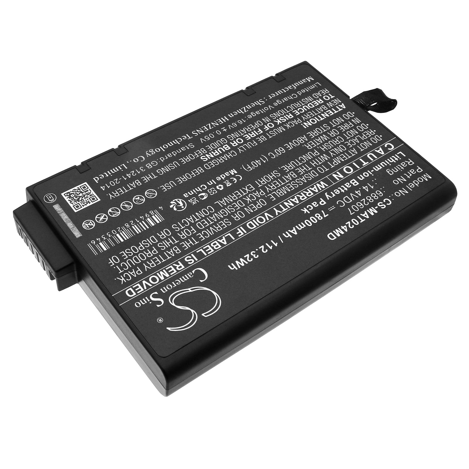 Li-ion, Medical Battery fits Maquet Getinge Servo Air Ventilator, Servo-air Ventilator, 14.4V, 7800mAh Medical Cameron Sino Technology Limited