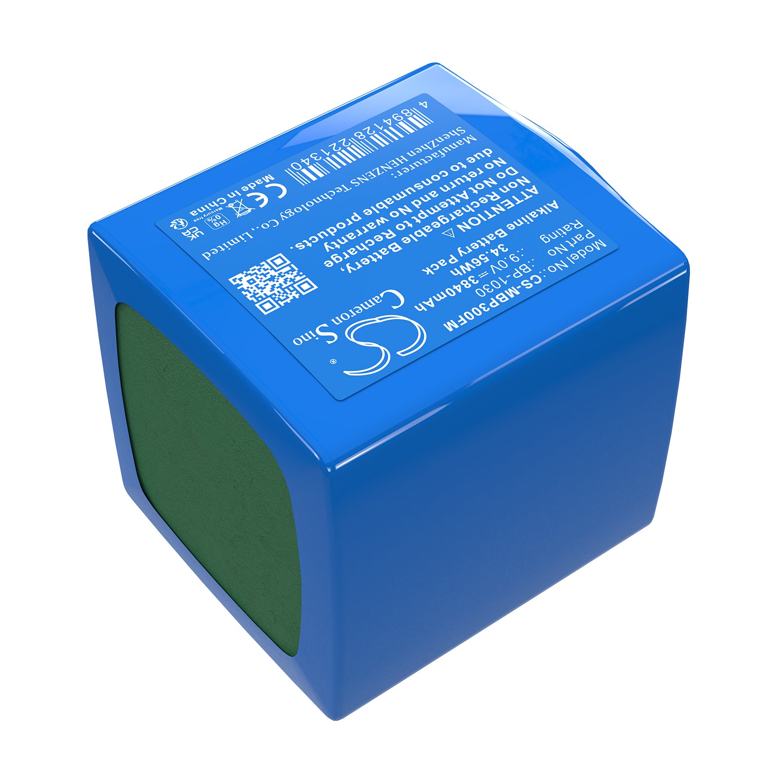9V, Alkaline, 3840mAh, Battery fits Merl Pointer 3000 ELT Emergency Locator, 34.56Wh Marine Safety & Flotation Devices Cameron Sino Technology Limited