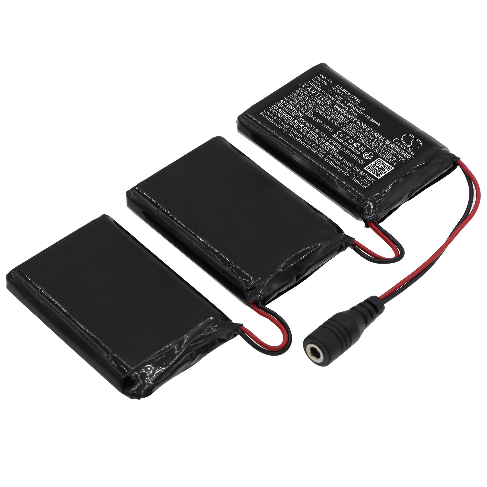 Li-Polymer, Heated Clothes Battery fits Macna Gloves 12v 3a 3, 11.1V, 3000mAh Heated Clothes Cameron Sino Technology Limited