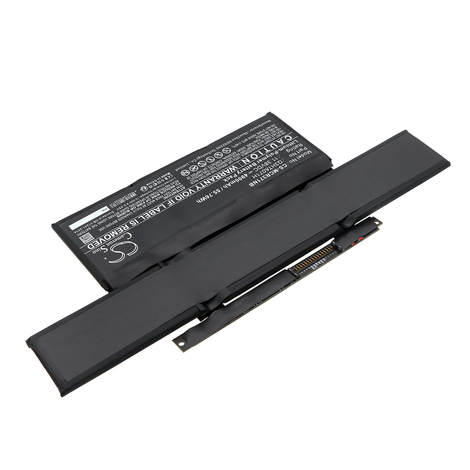 Li-Polymer, Notebook, Laptop Battery fits Microsoft Surface Laptop Studio 1964, Surface Laptop Studio 1964 14., 11.38V, 4900mAh Notebook, Laptop Cameron Sino Technology Limited