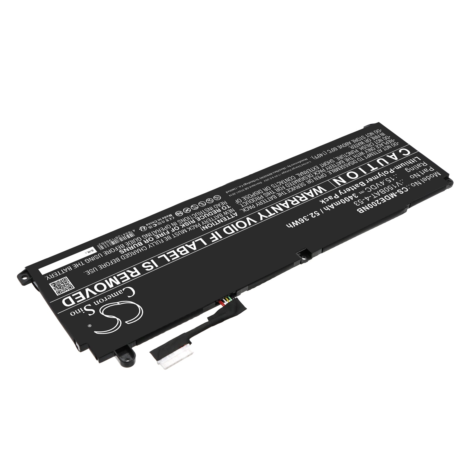 Li-Polymer, Notebook, Laptop Battery fits Colorful P16 23, Hasee Cv15s02, 15.4V, 3400mAh Notebook, Laptop Cameron Sino Technology Limited