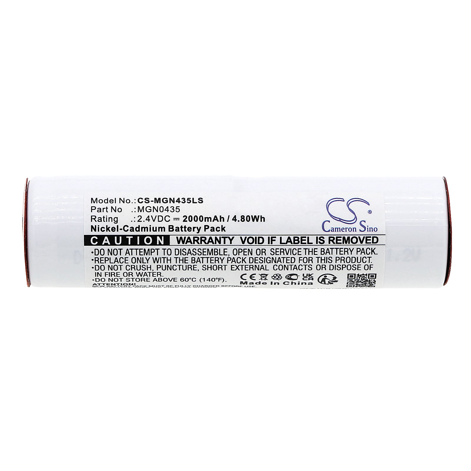 Ni-CD, Emergency Lighting Battery fits Saft 134891, 135869, 2.4V, 2000mAh Emergency Lighting Cameron Sino Technology Limited