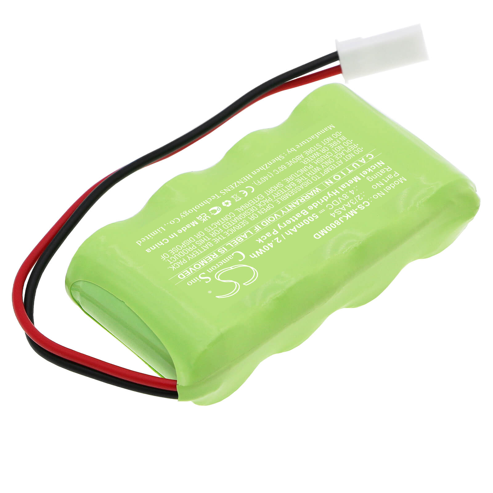 Ni-MH Battery fits Kejian, Jaundice Meter Kj-8000 4.8V, 600mAh / 2.88Wh Medical Cameron Sino Technology Limited