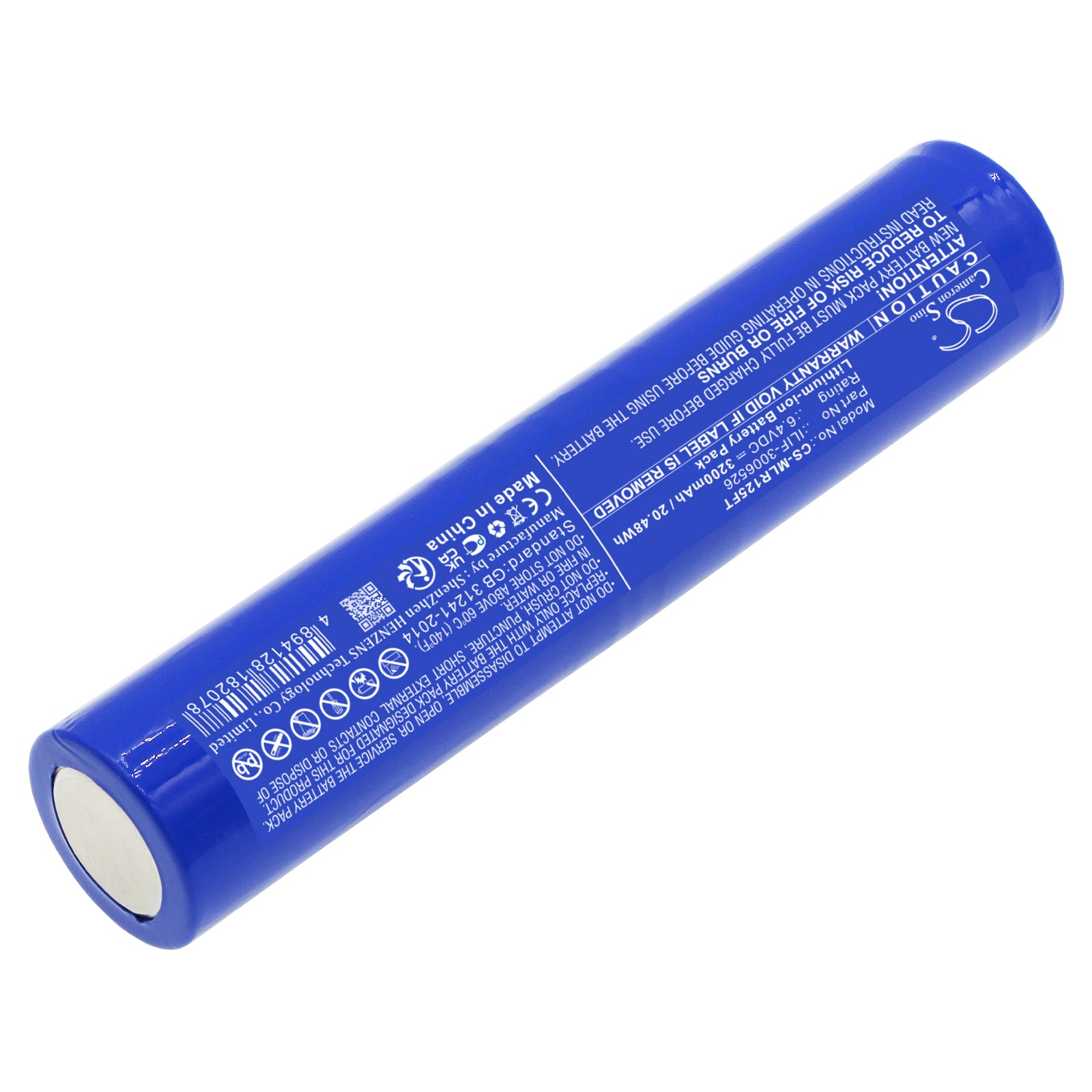 LiFePO4, Flashlight Battery fits Maglite Ml125, Ml150lr, 6.4V, 3200mAh Flashlight Cameron Sino Technology Limited