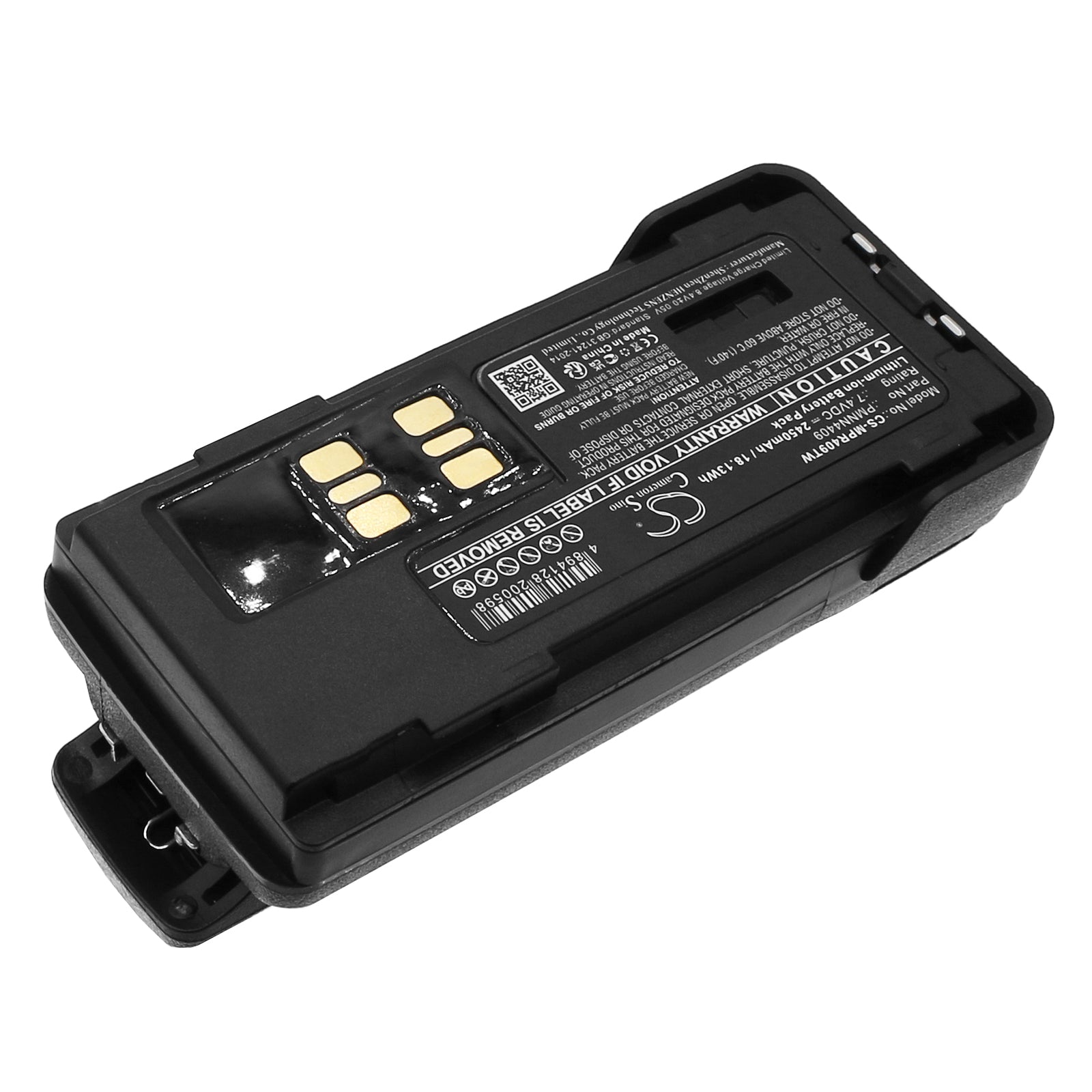 Li-ion, Two-Way Radio Battery fits Motorola Apx2000, Apx3000, 7.4V, 2450mAh Two-Way Radio Cameron Sino Technology Limited