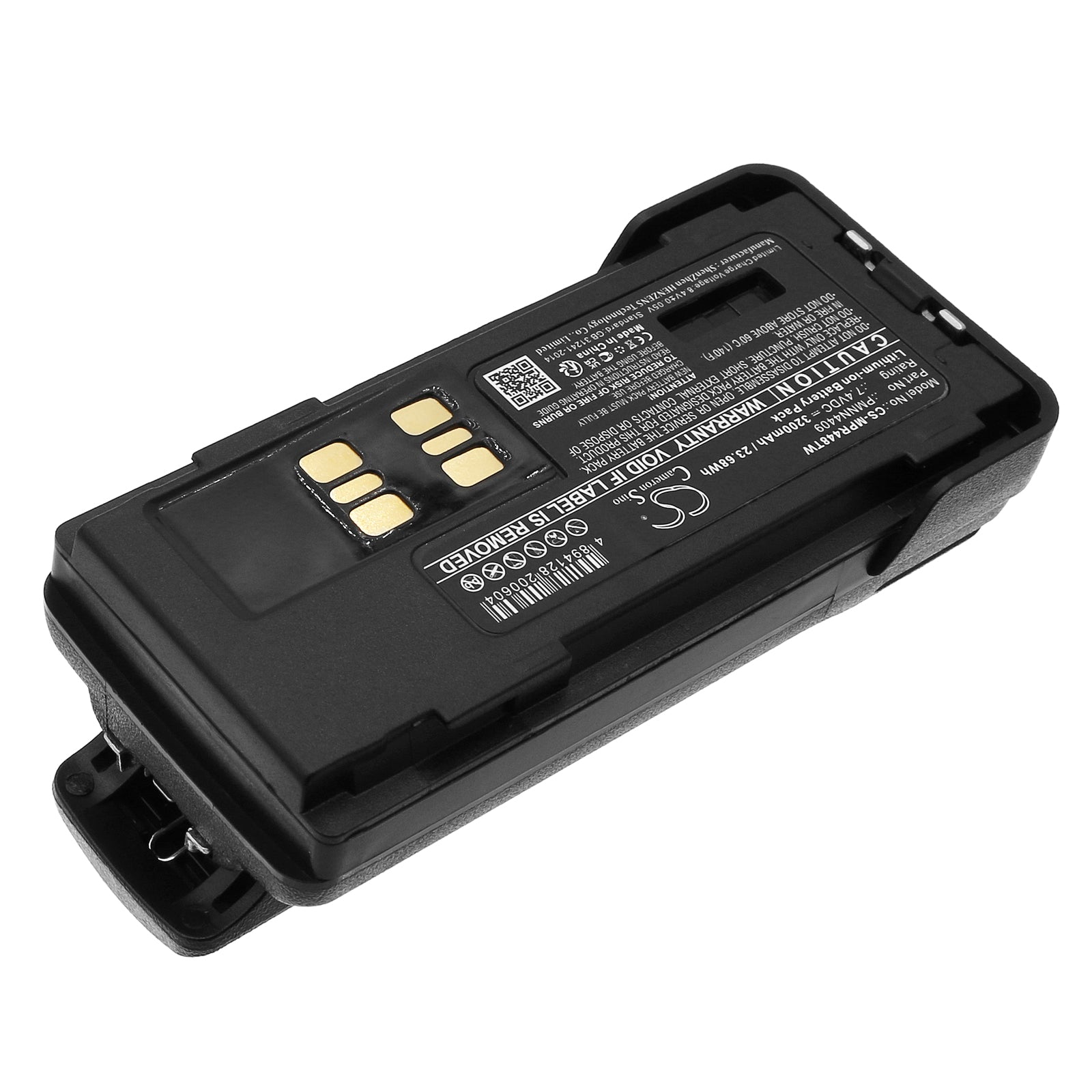 Li-ion, Two-Way Radio Battery fits Motorola Apx2000, Apx3000, 7.4V, 3200mAh Two-Way Radio Cameron Sino Technology Limited