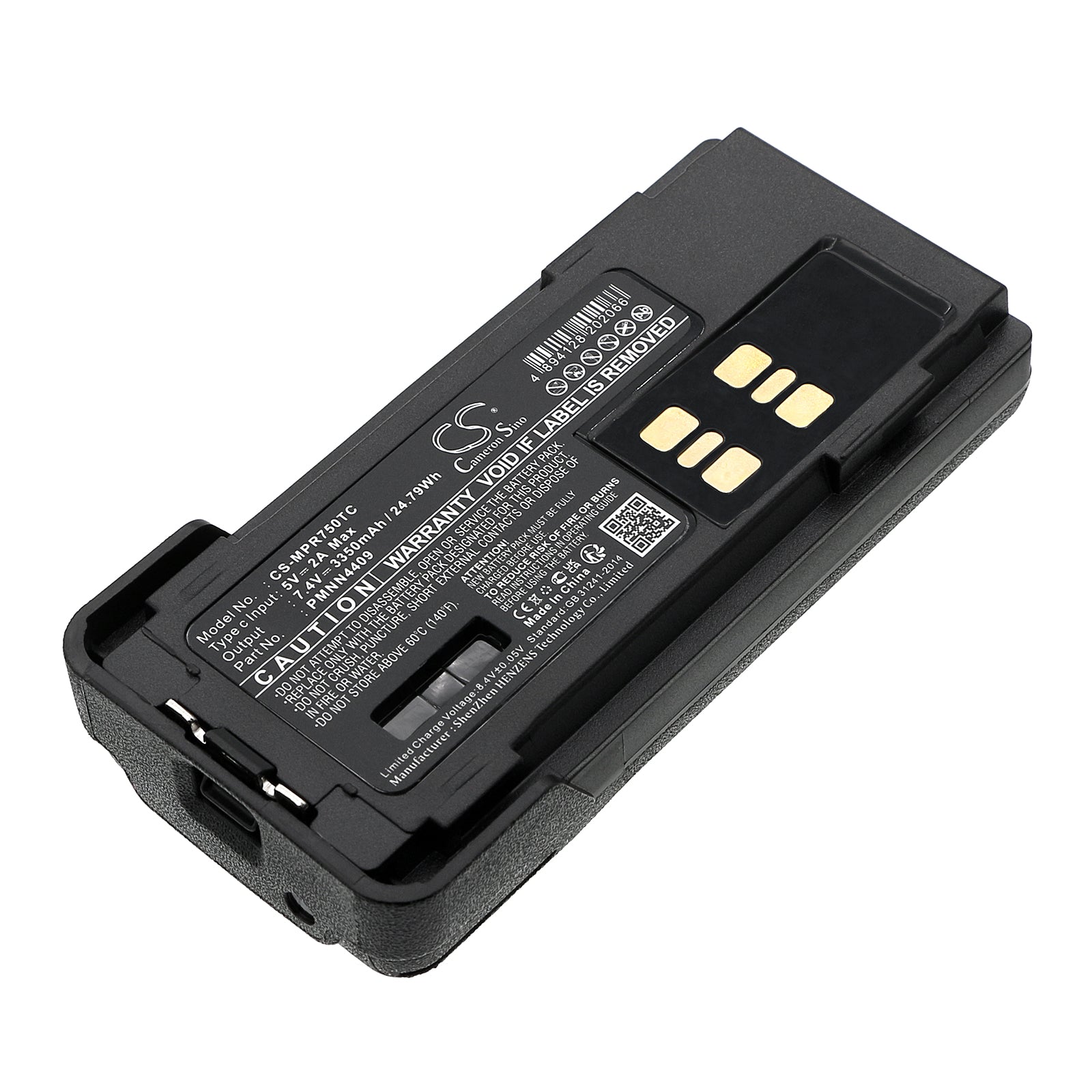 Li-ion, Two-Way Radio Battery fits Motorola Apx2000, Apx3000, 7.4V, 3350mAh Two-Way Radio Cameron Sino Technology Limited