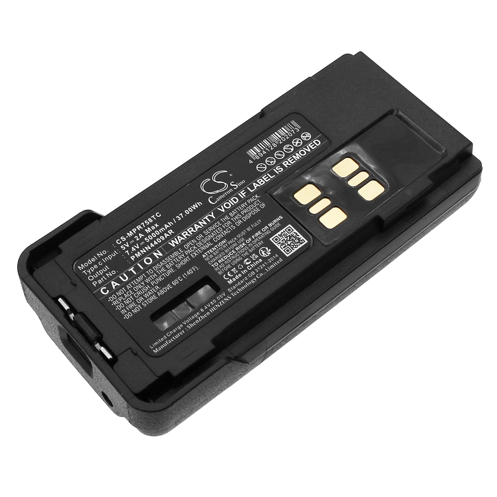 Li-ion, Two-Way Radio Battery fits Motorola Apx2000, Apx3000, 7.4V, 5000mAh Two-Way Radio Cameron Sino Technology Limited